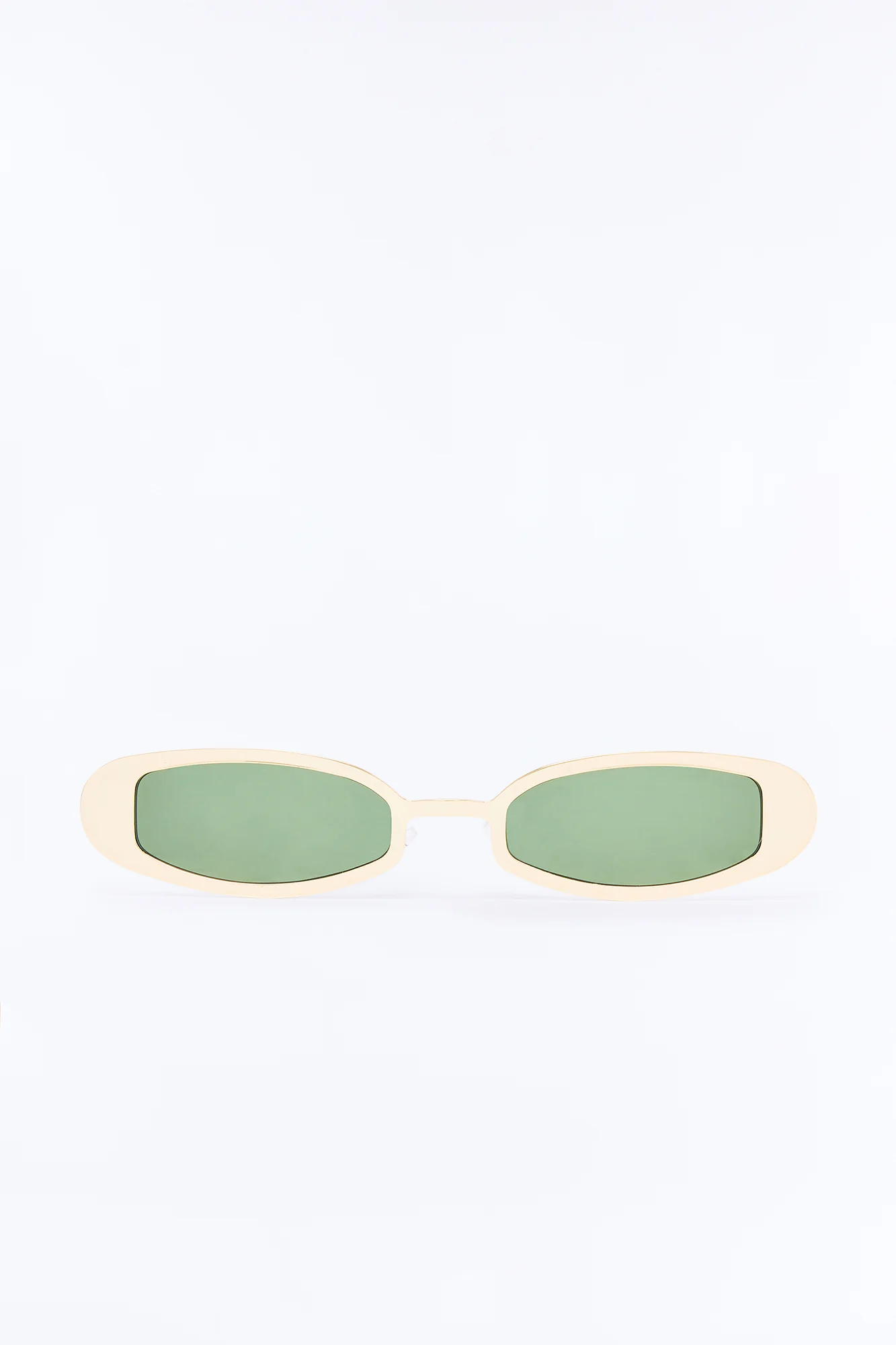 Laser Show Sunglasses - Gold/Green - Image 3