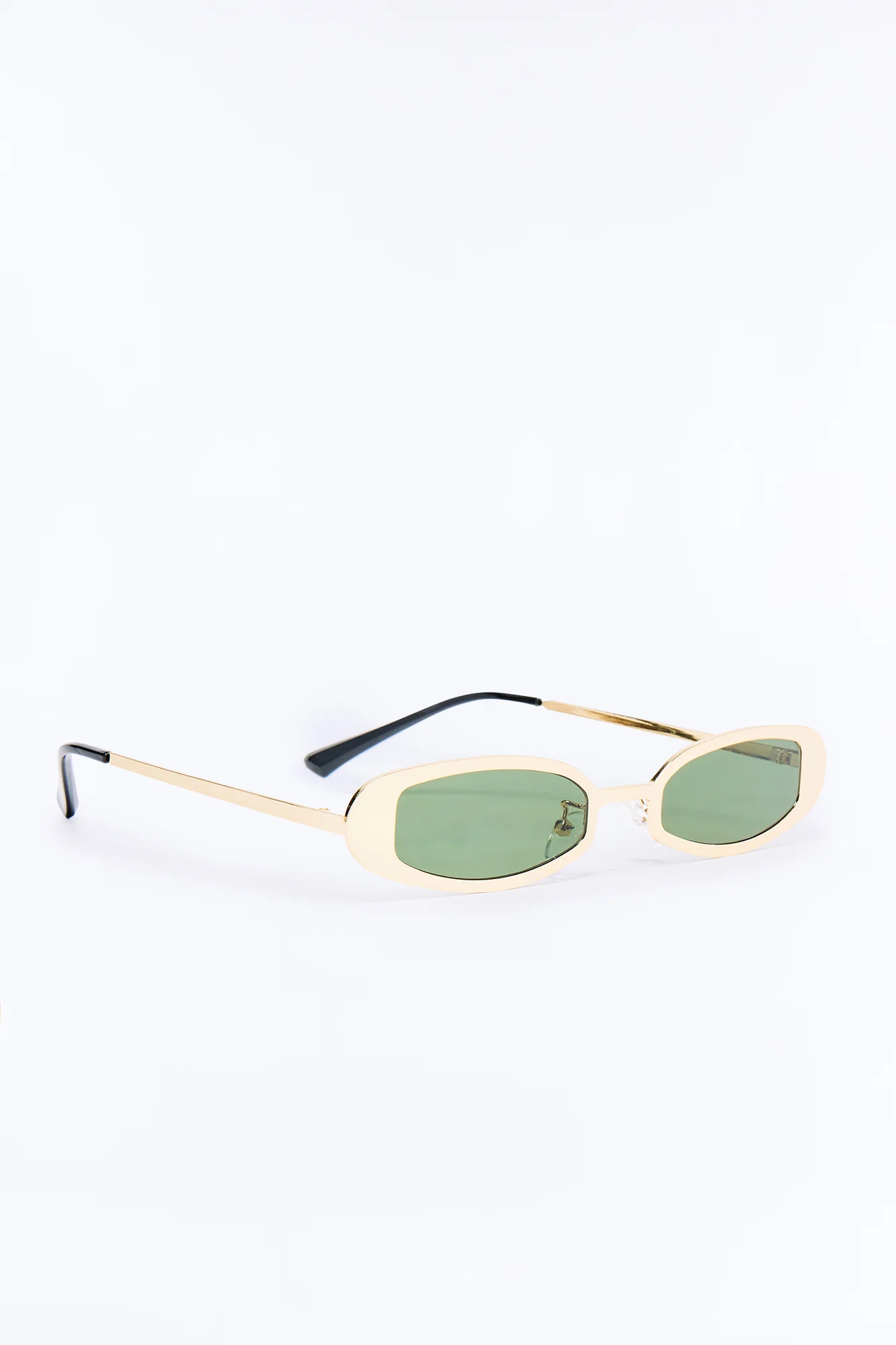 Laser Show Sunglasses - Gold/Green - Image 4