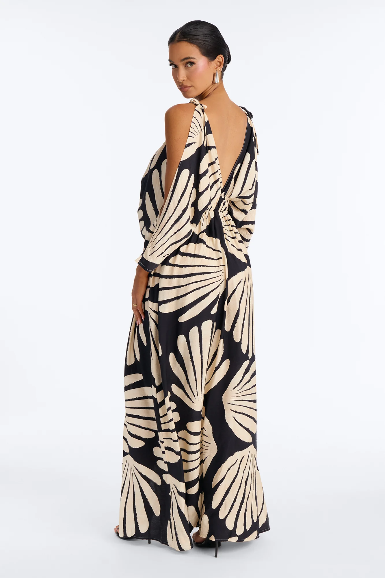Laurel High Slits Maxi Dress - Black/combo - Image 4