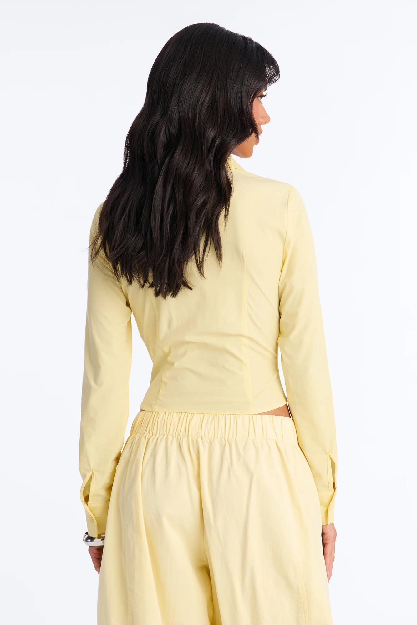 Laurel Zip Front Top - Butter Yellow - Image 4