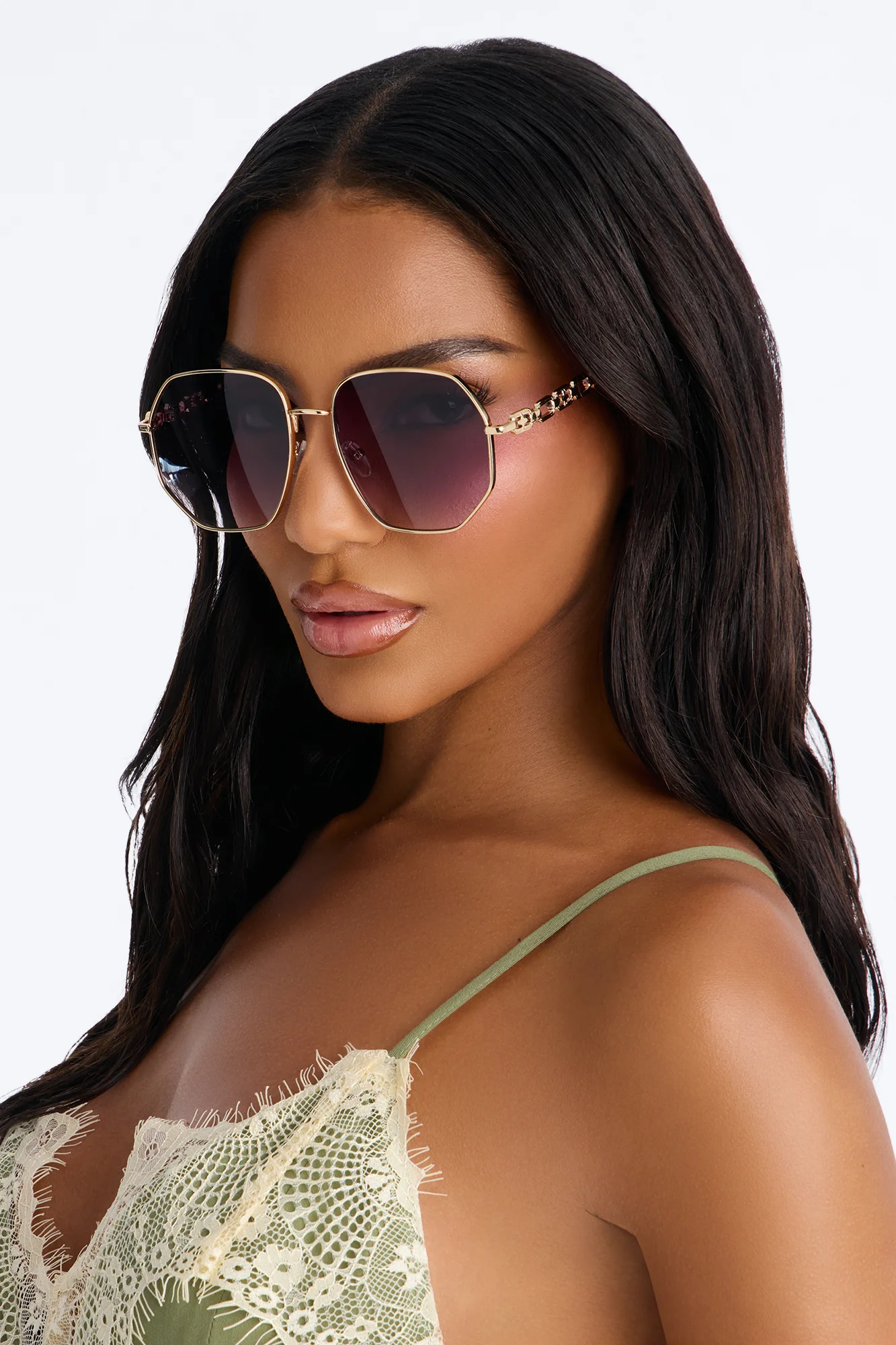 Lazy Days Sunglasses - Grey/Gold