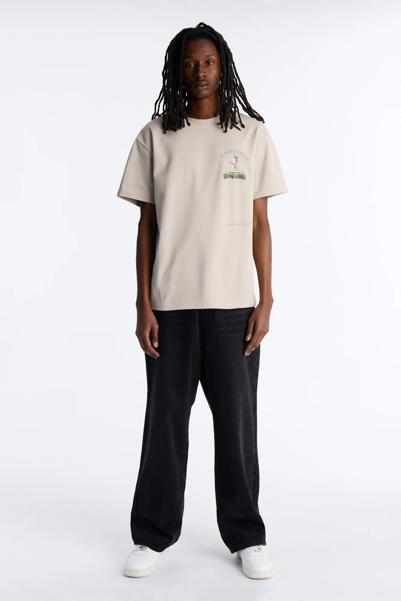 Le Jardin Des Desirs Short Sleeve Tee - Beige - Image 2