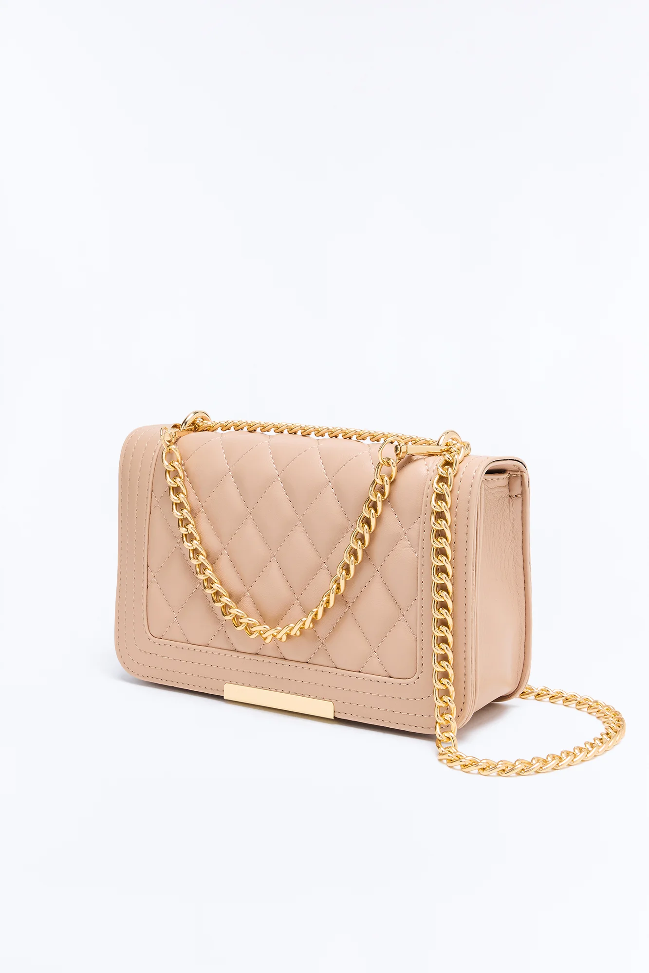 Leave The Rest Behind Crossbody Bag - Nude - Image 2