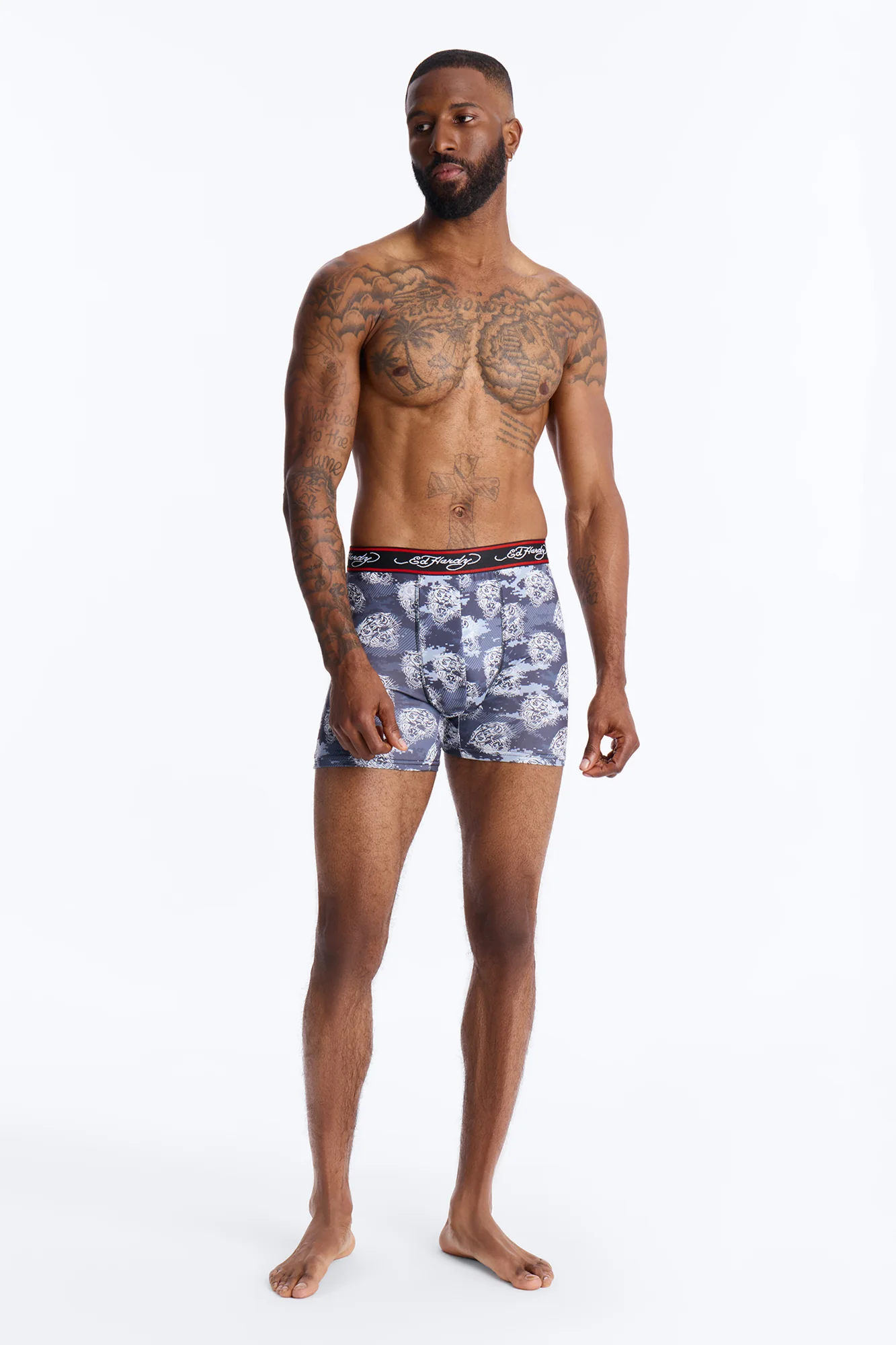 Legacy Flight Ed Hardy 3 Pack Cartoon Boxer Briefs - Multi Color - Image 3