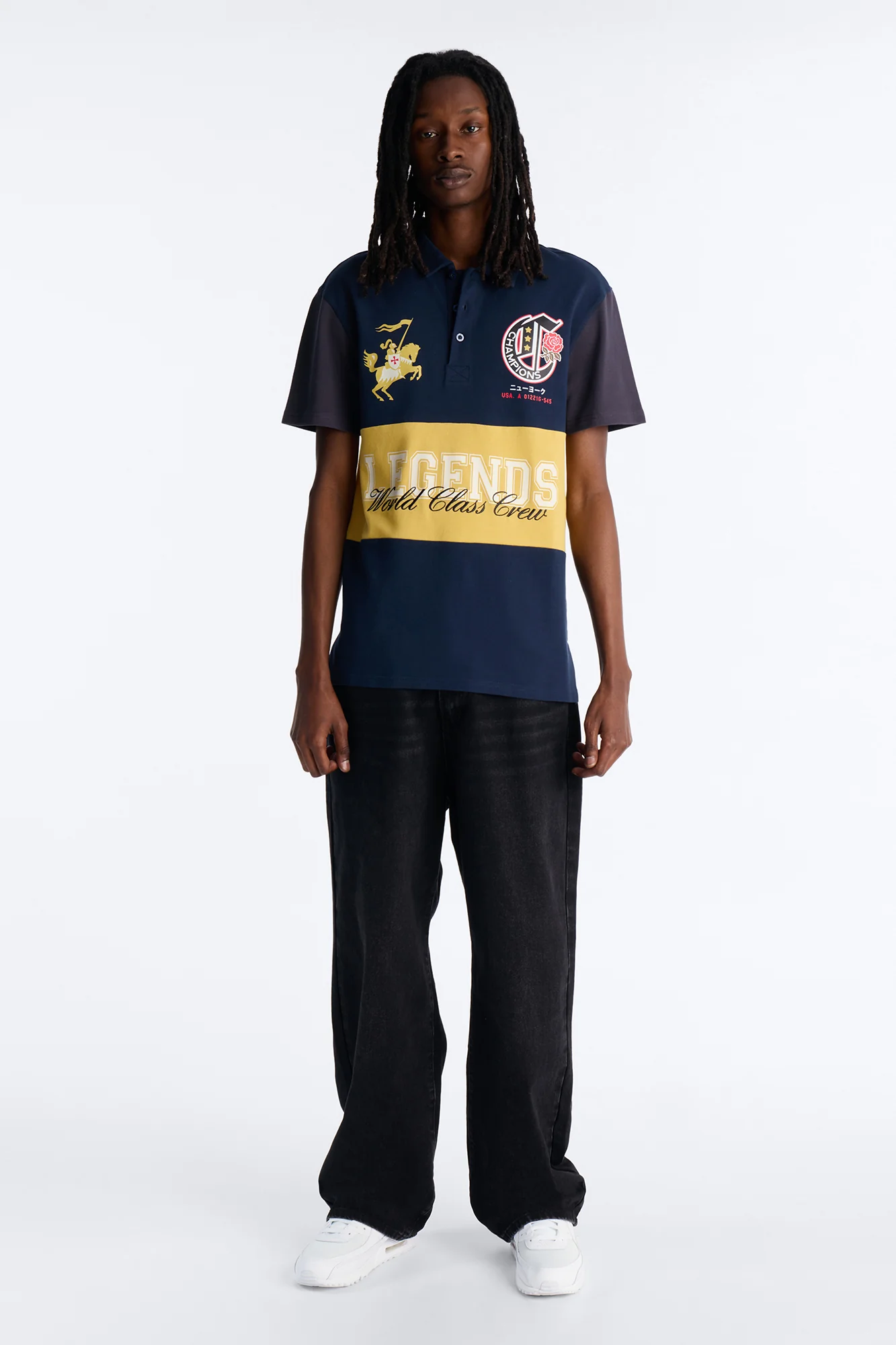 Legends World Class Polo Shirt - Navy - Image 2