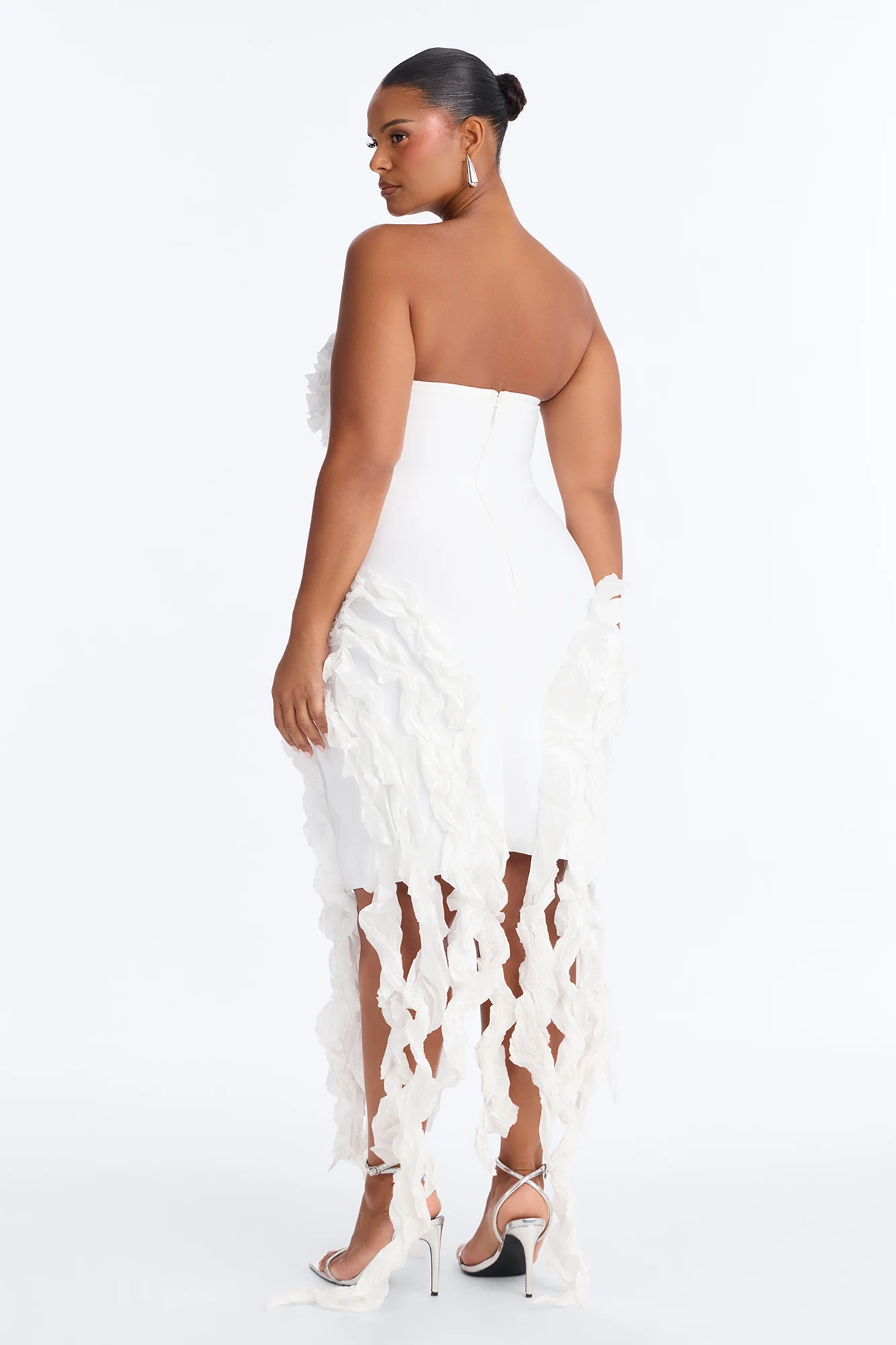 Leila Bandage Mini Dress - White - Image 8