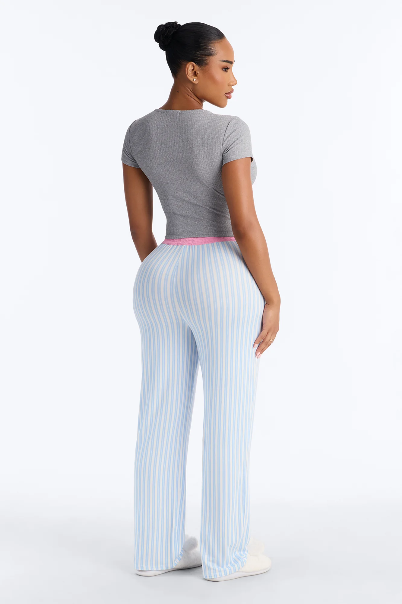Let Me Sleep Boxer PJ Pant Set - Blue/combo - Image 4