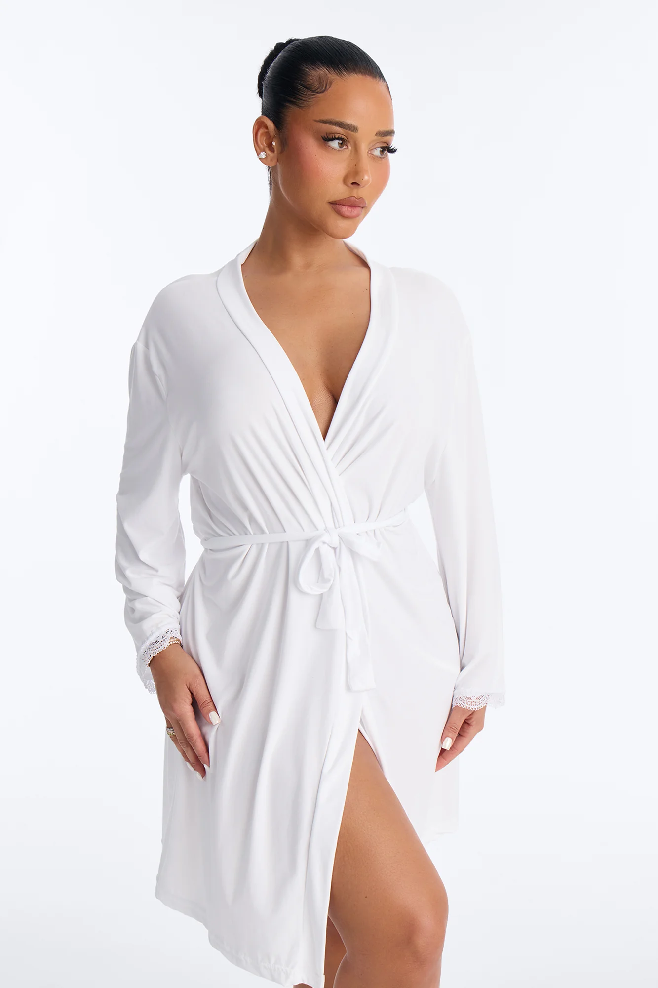 Let's Get Hitched Robe - White - Image 2
