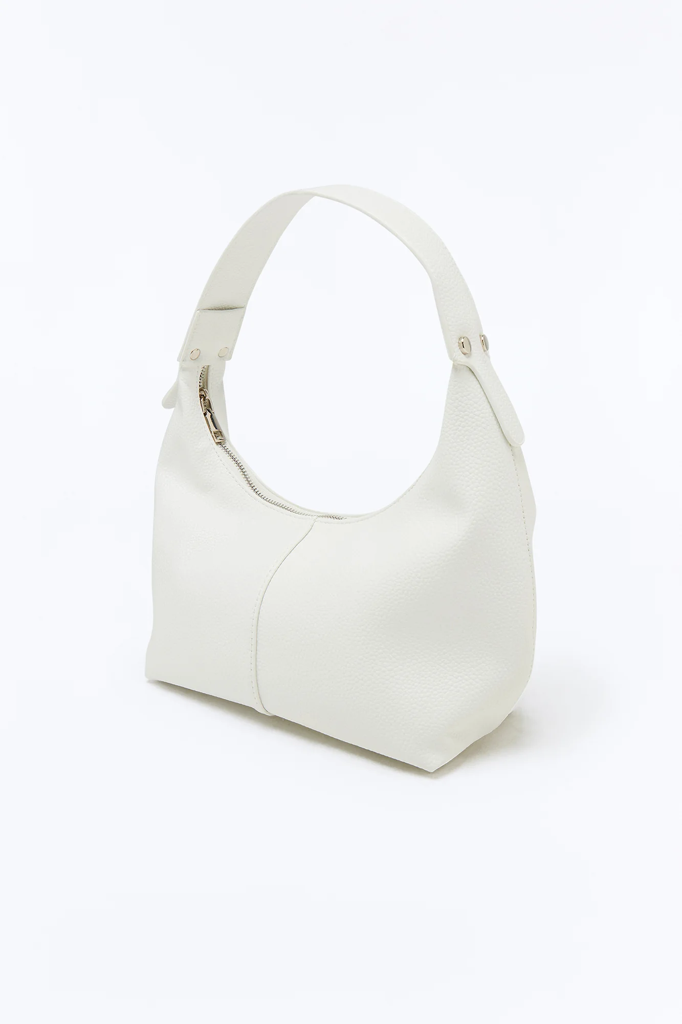 Let's Talk Essentials Faux Leather Bag - White - Image 4