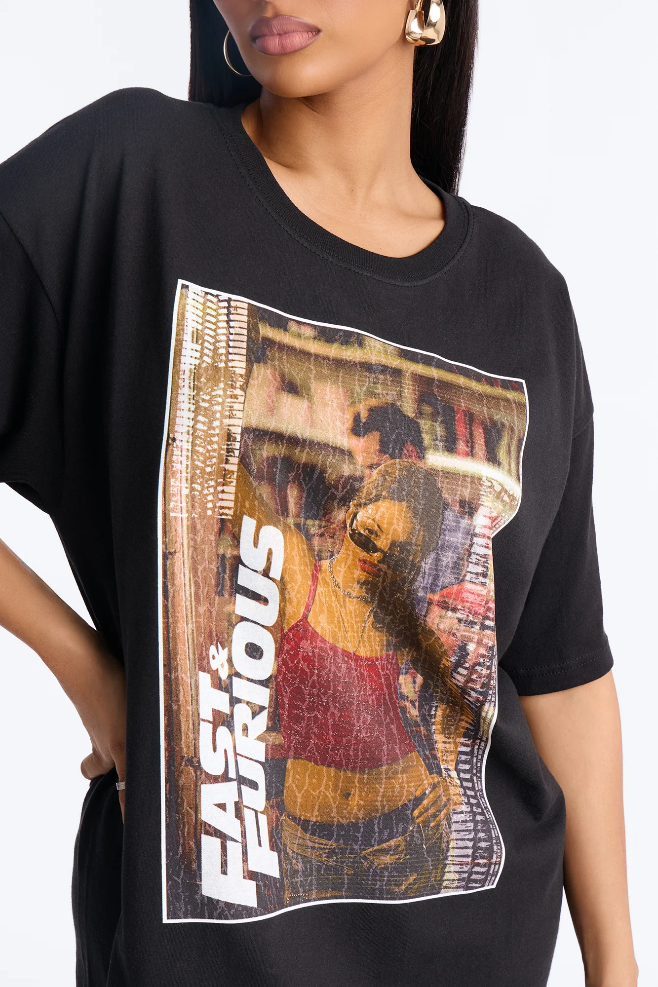 Letty Fast And Furious Tee - Black - Image 3