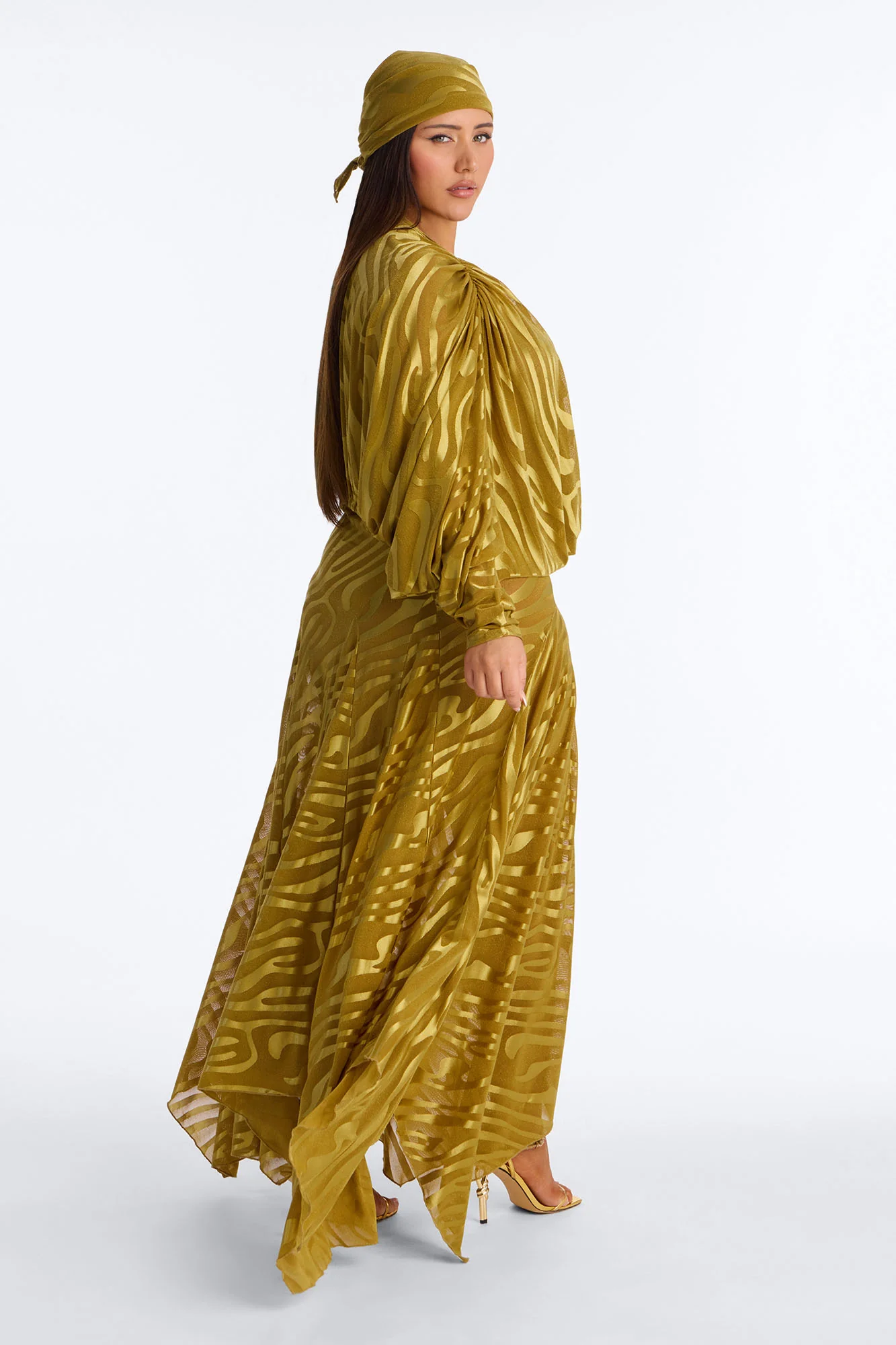 LIANA MESH 4 PIECE SKIRT SET - Chartreuse - Image 8
