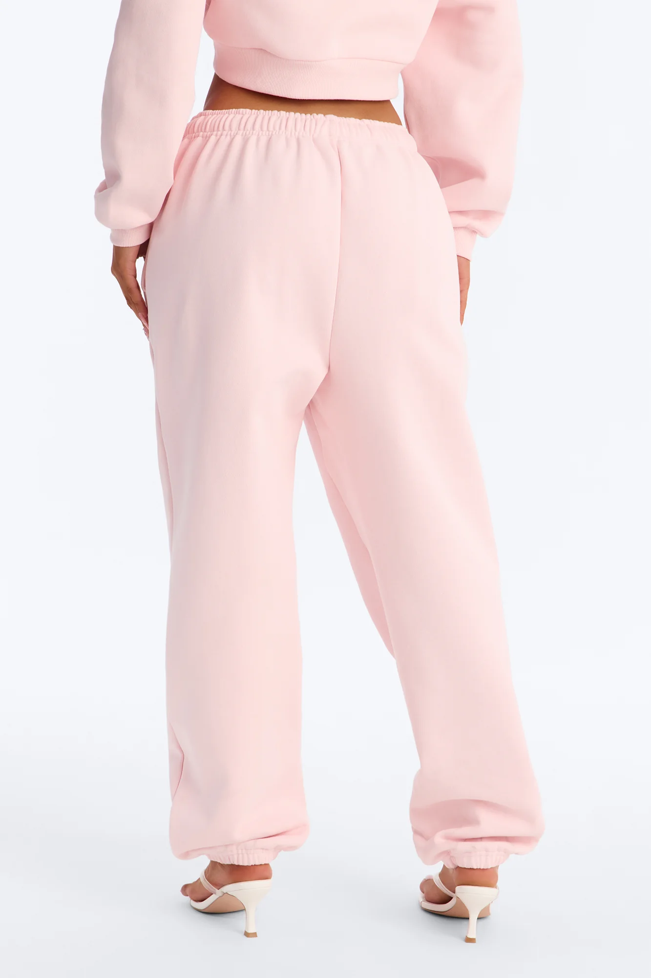 Libby Fleece Jogger Sweatpant - Pink - Image 4