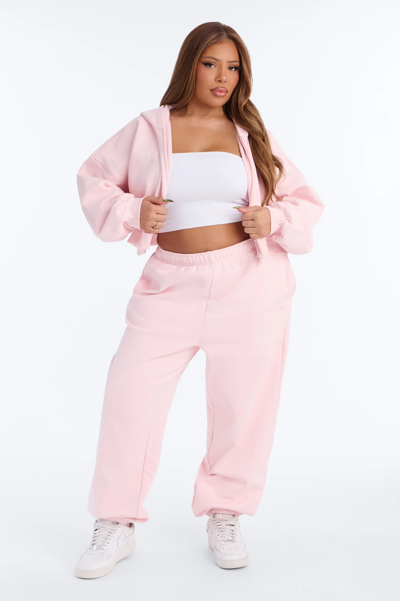 Libby Fleece Jogger Sweatpant - Pink - Image 5