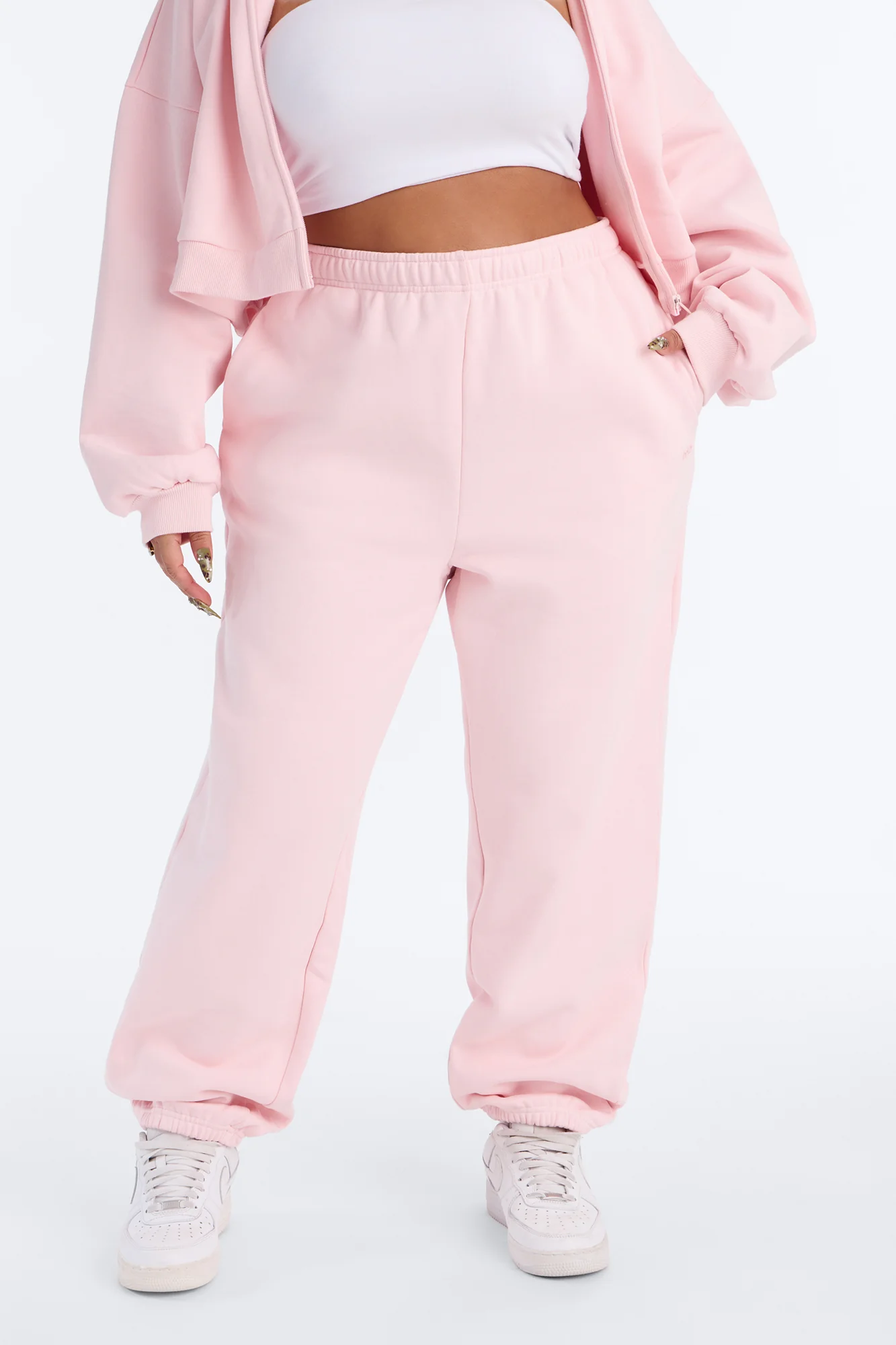 Libby Fleece Jogger Sweatpant - Pink - Image 6