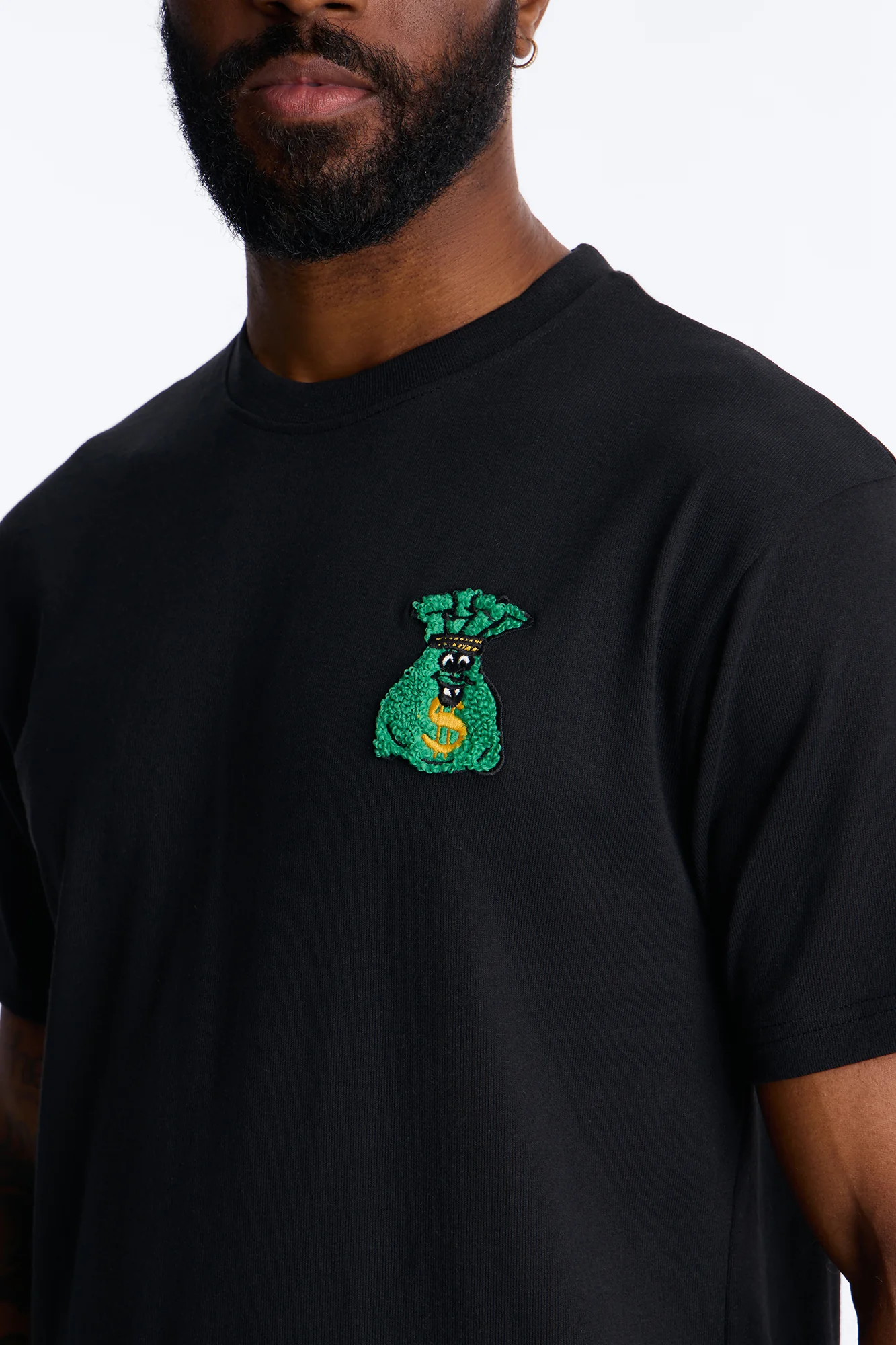 Lil Money Bag Short Sleeve Tee - Black - Image 3