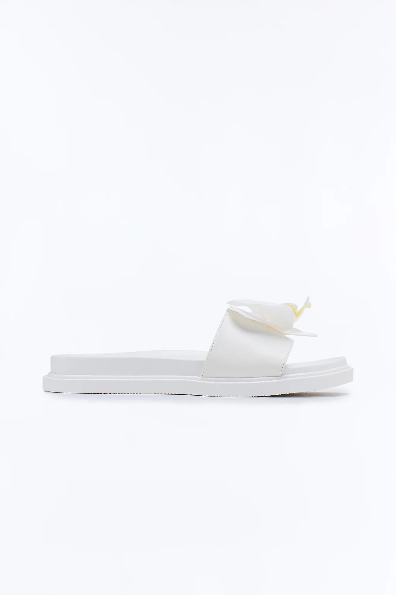 Lillian Orchid Slides - White
