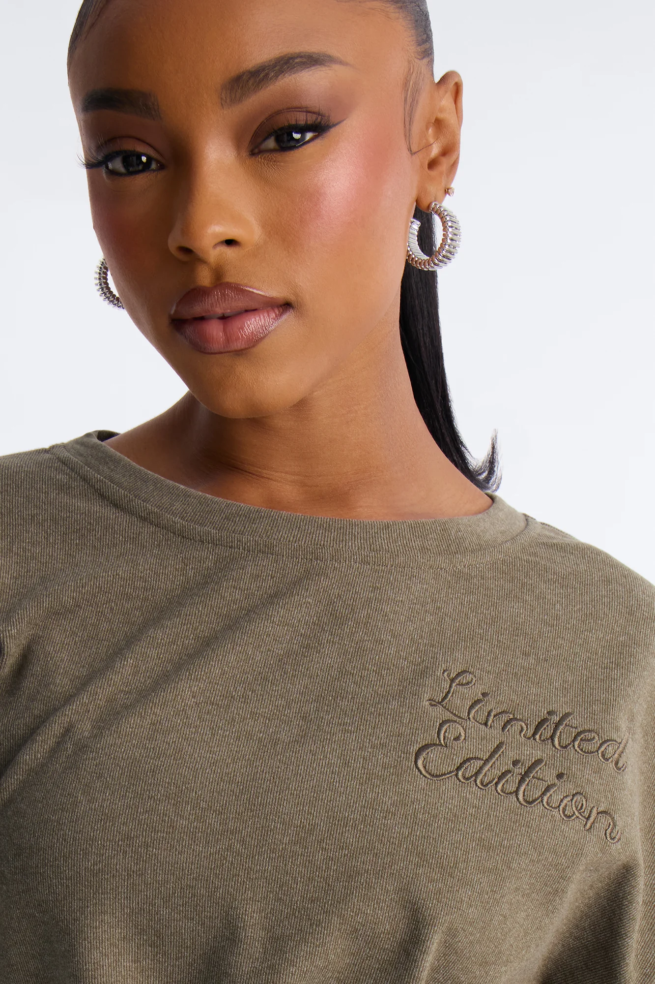 Limited Edition Butter Fleece Lounge Top - Sage - Image 3