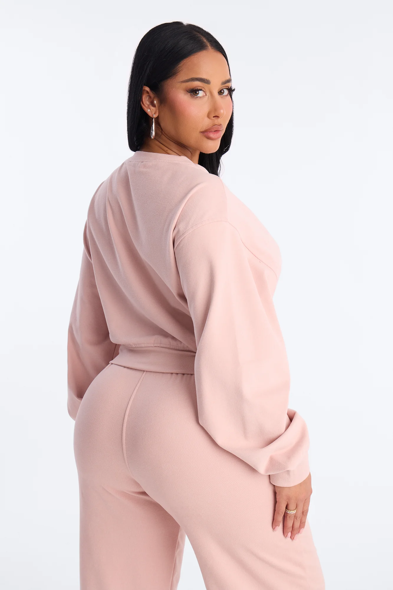 Limited Edition Butter Fleece Lounge Top - Mauve - Image 4