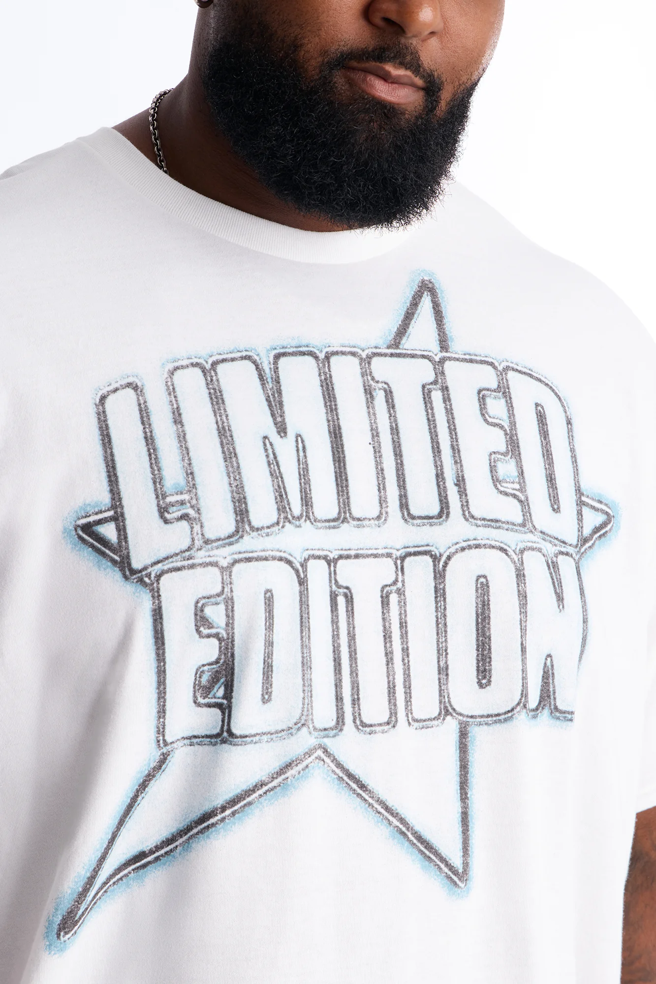 Limited Edition Oversized Short Sleeve Tee - White - Image 7