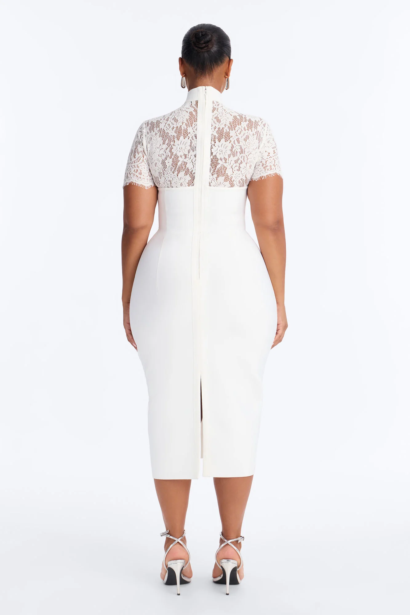 Limitless Potential Bandage Midi Dress - White - Image 8