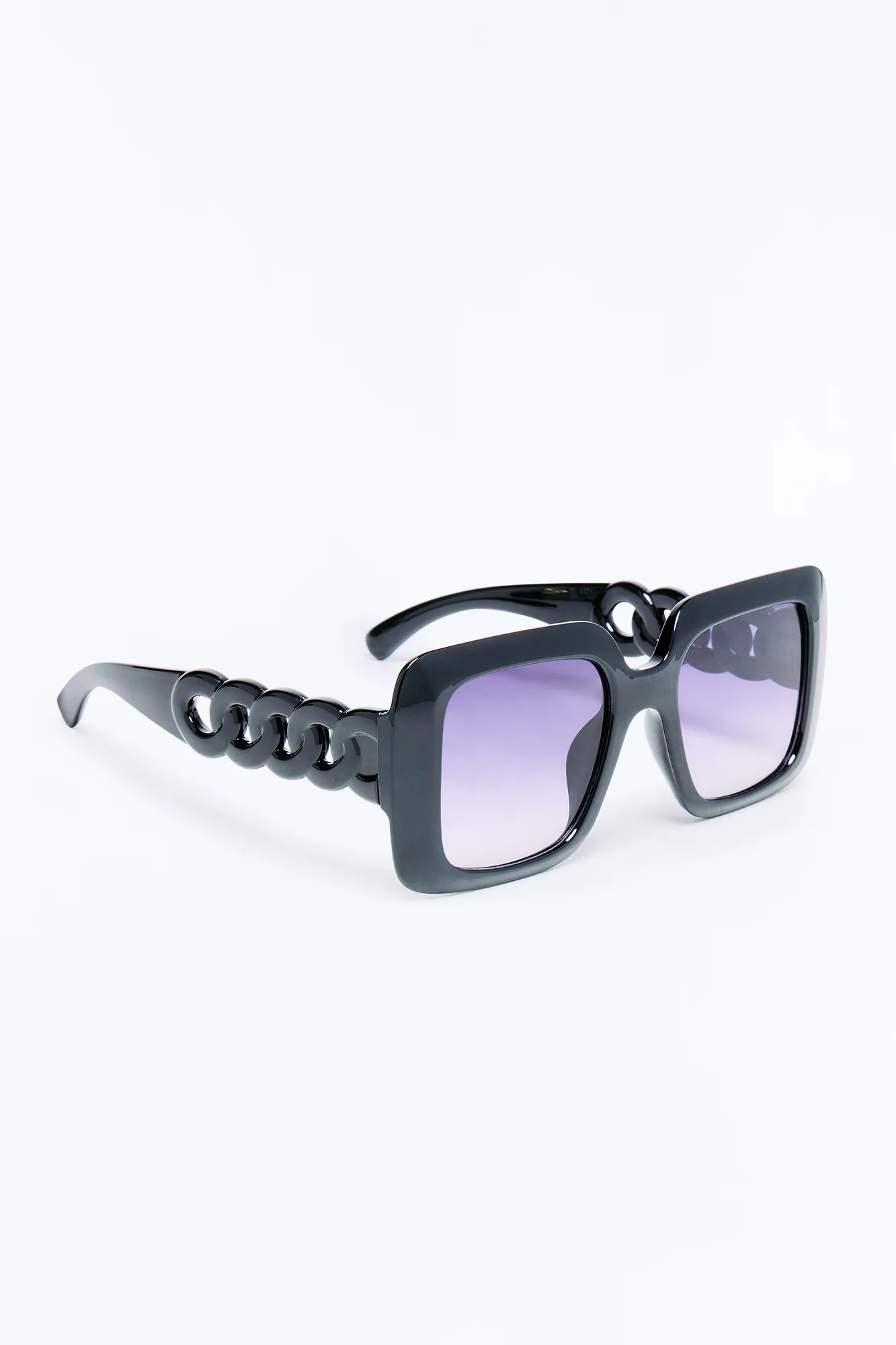 Link Up Later Sunglasses - Black - Image 4