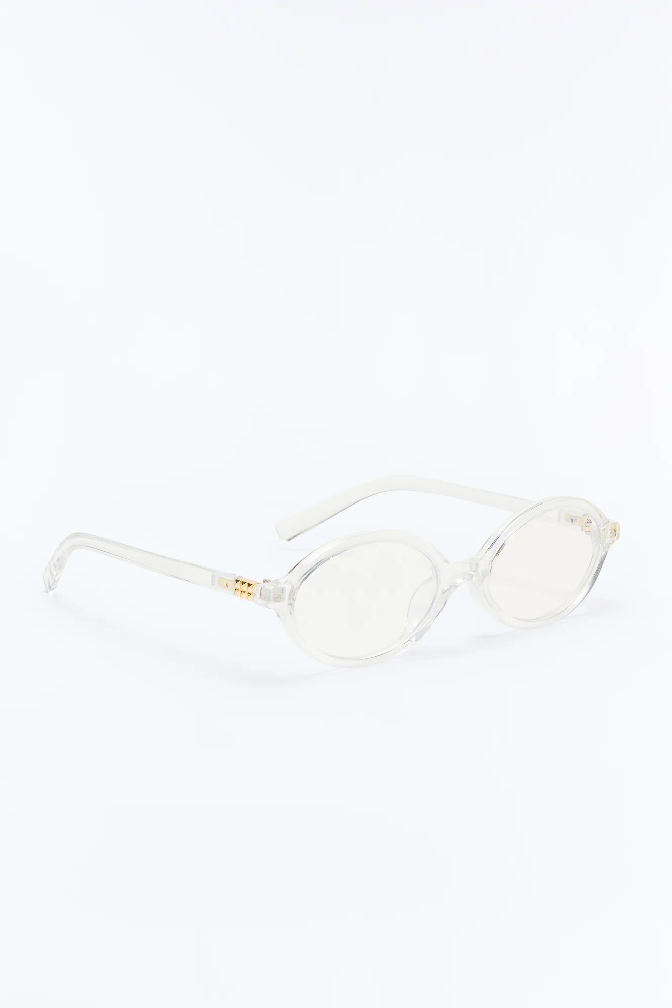 Little Italy Round Blue Light Glasses - Clear - Image 3