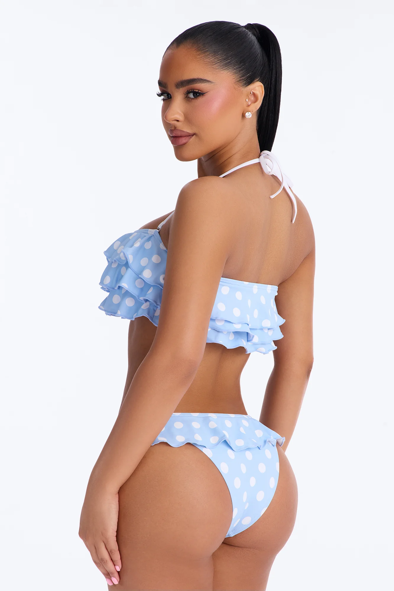 Lizzie 2 Piece Bikini - Blue/combo - Image 4