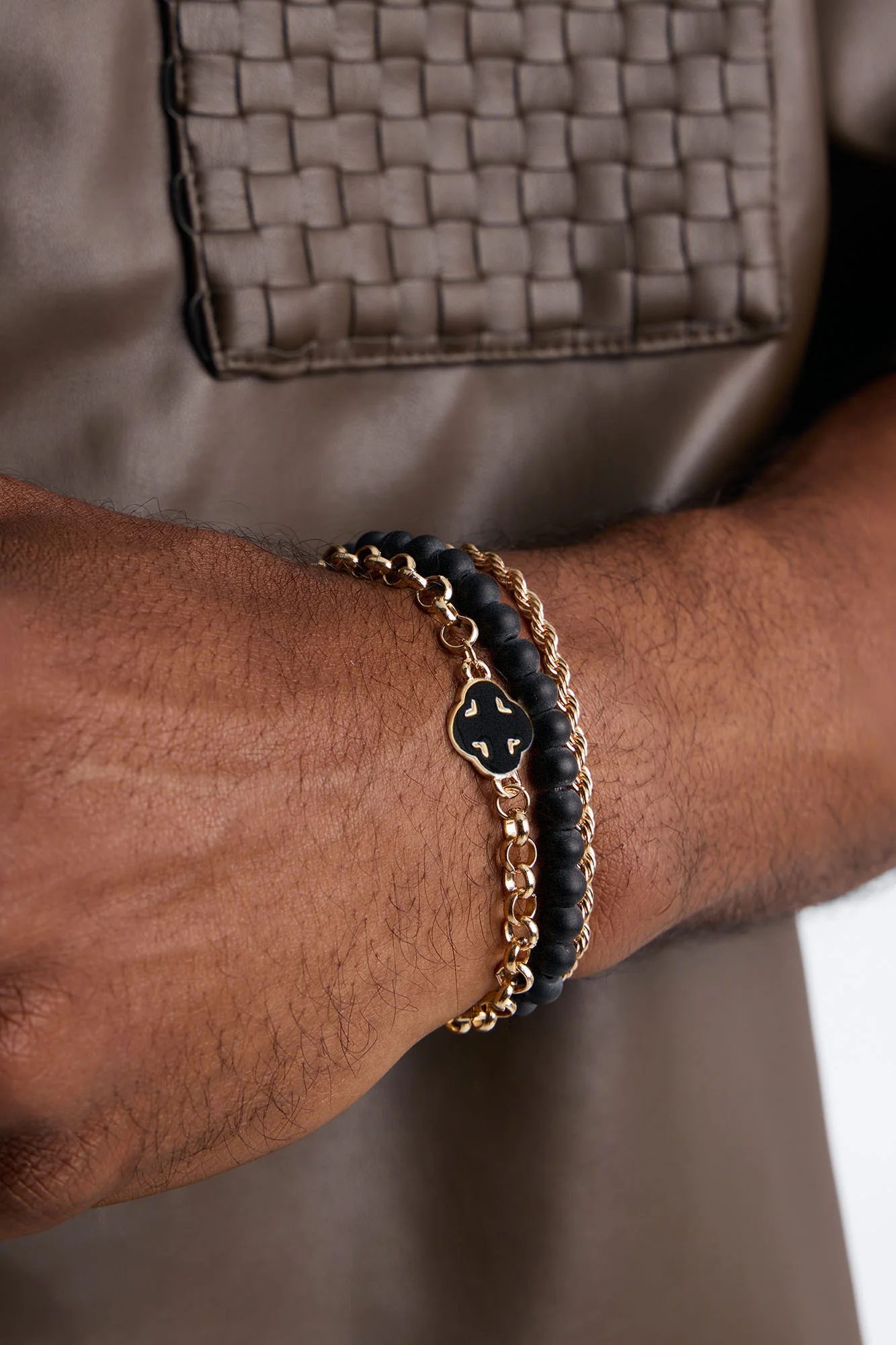 Long Overdue Bracelet Set - Gold