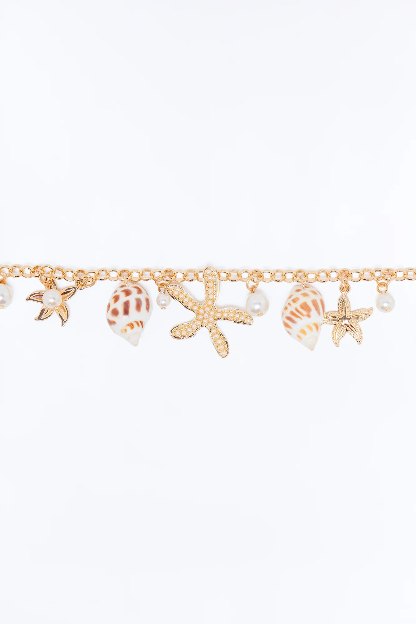 Looking At These Waves Charm Chain Belt - Gold - Image 2