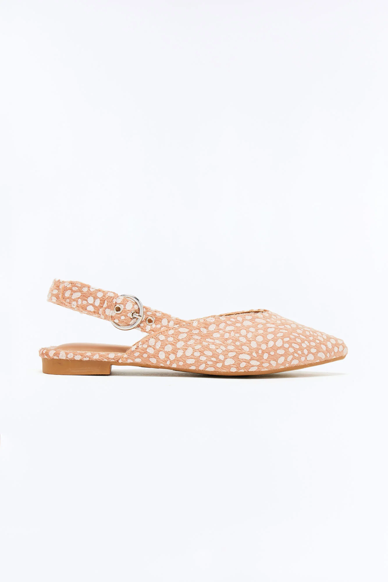Loreta Slingback Flats - Beige