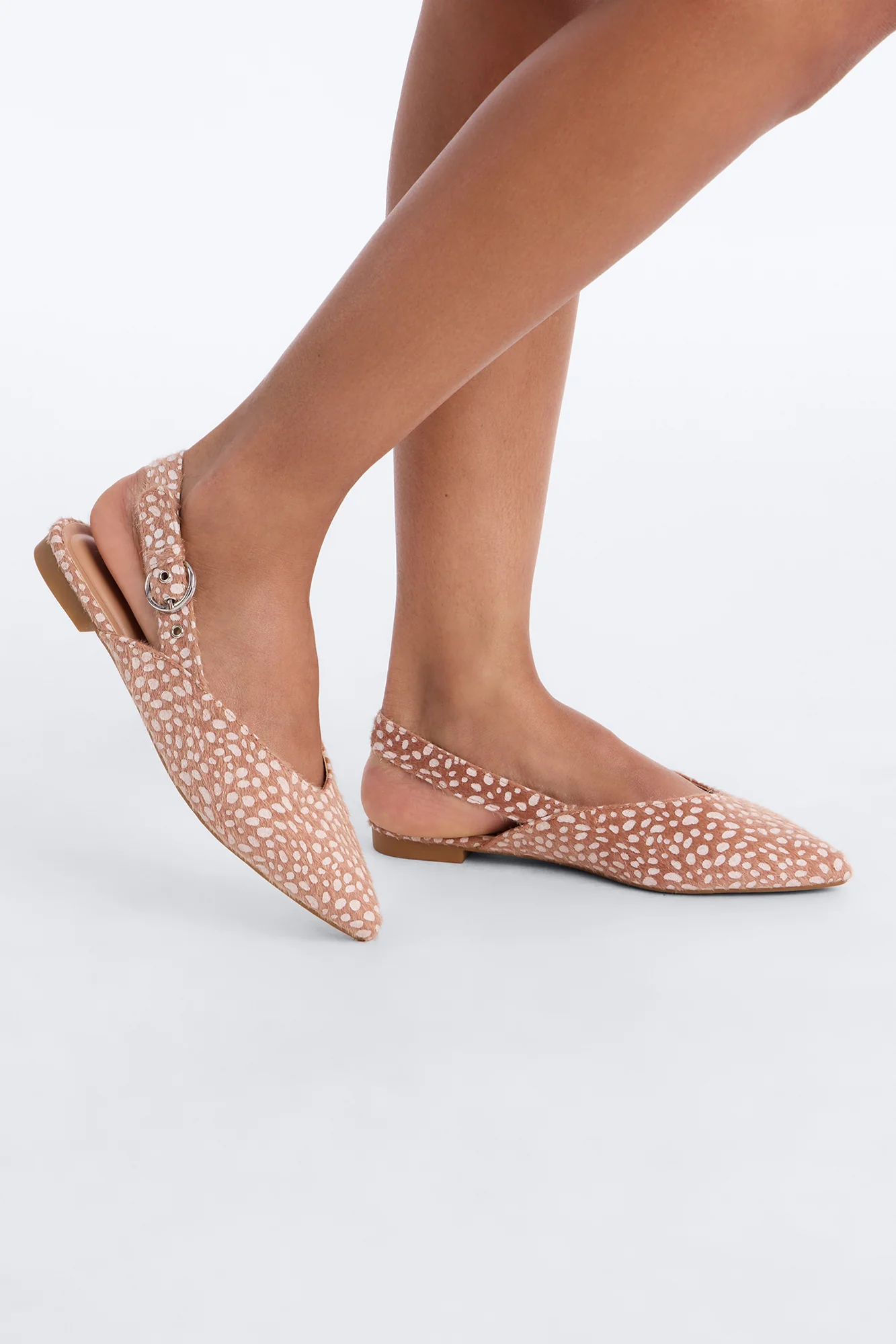 Loreta Slingback Flats - Beige - Image 3