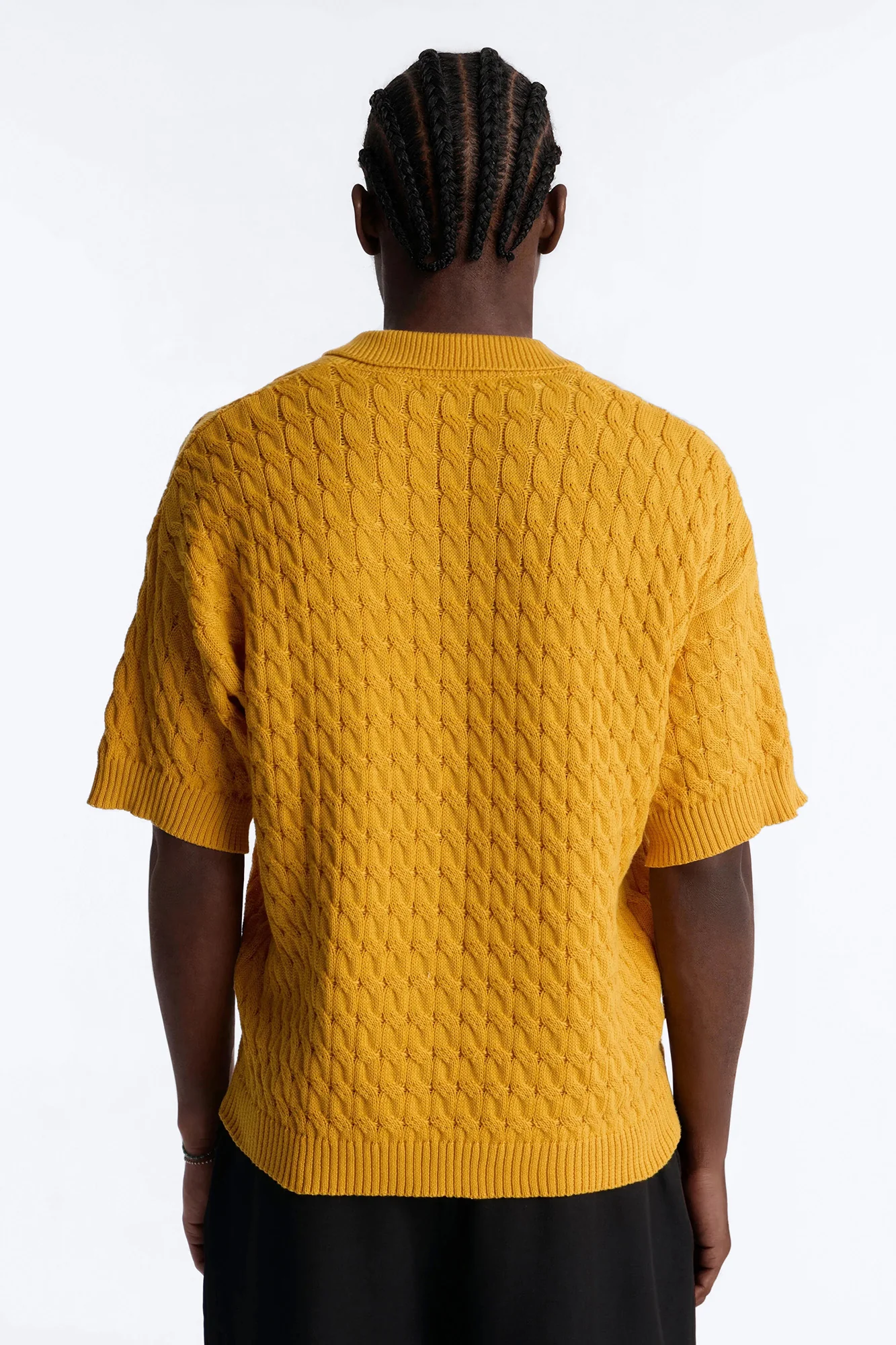 Los Angeles 97 Short Sleeve Knit Johnny Polo - Rust - Image 4
