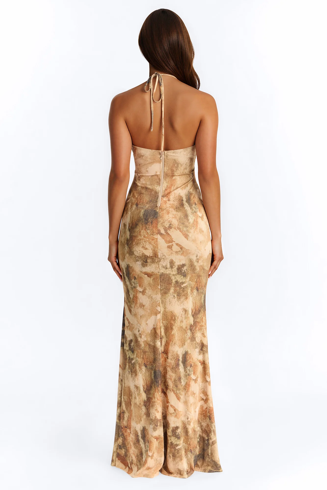 Lost In Paradise Maxi Dress - Taupe/combo - Image 4
