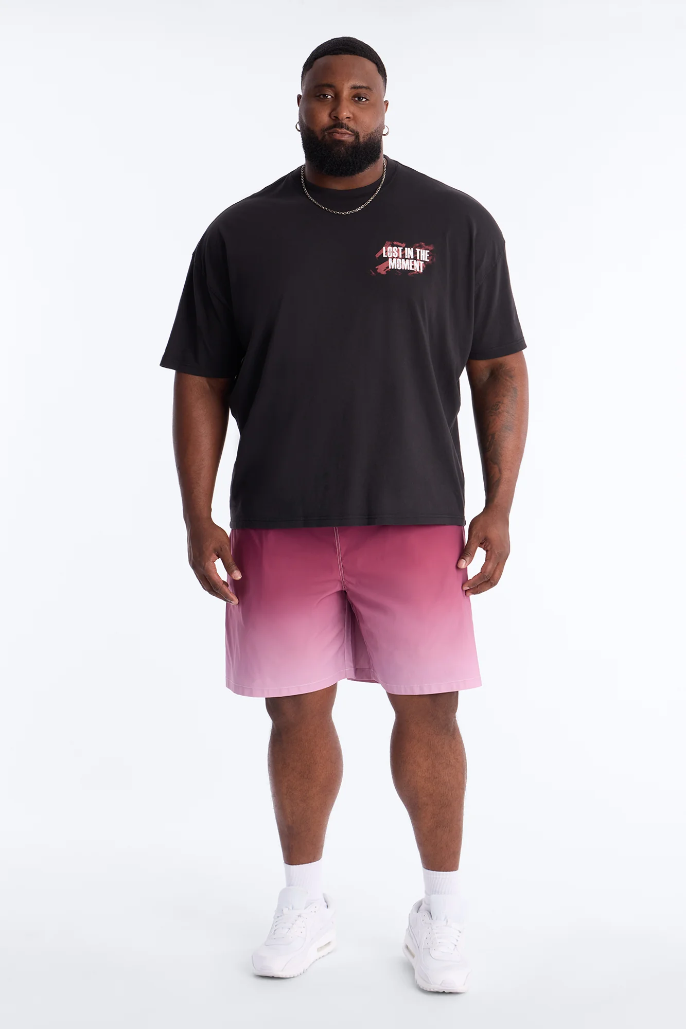 Lost In The Moment Oversized Short Sleeve Tee - Black Wash - Image 6