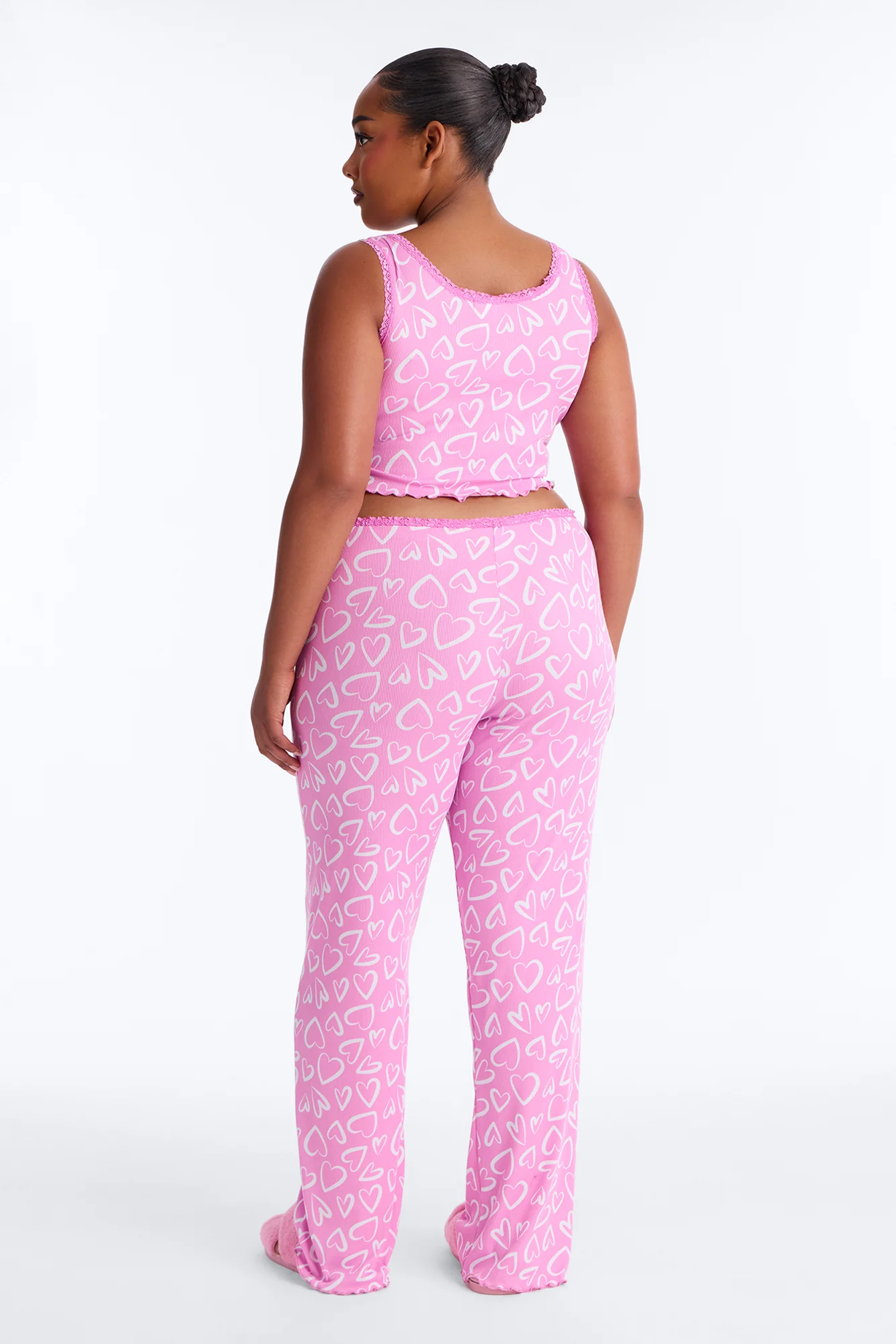 Love All Around Me PJ Pant Set - Pink/combo - Image 8