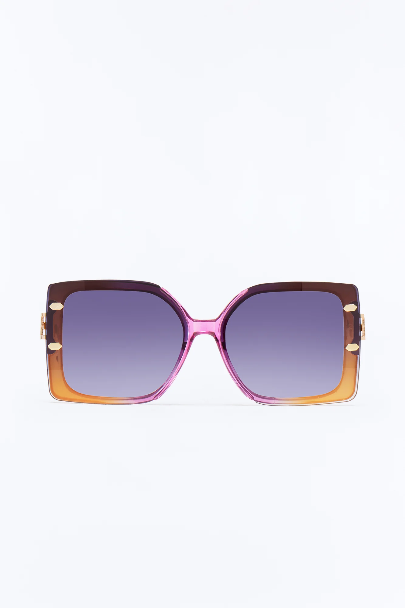 Love Drunk Square Sunglasses - Purple/combo - Image 3