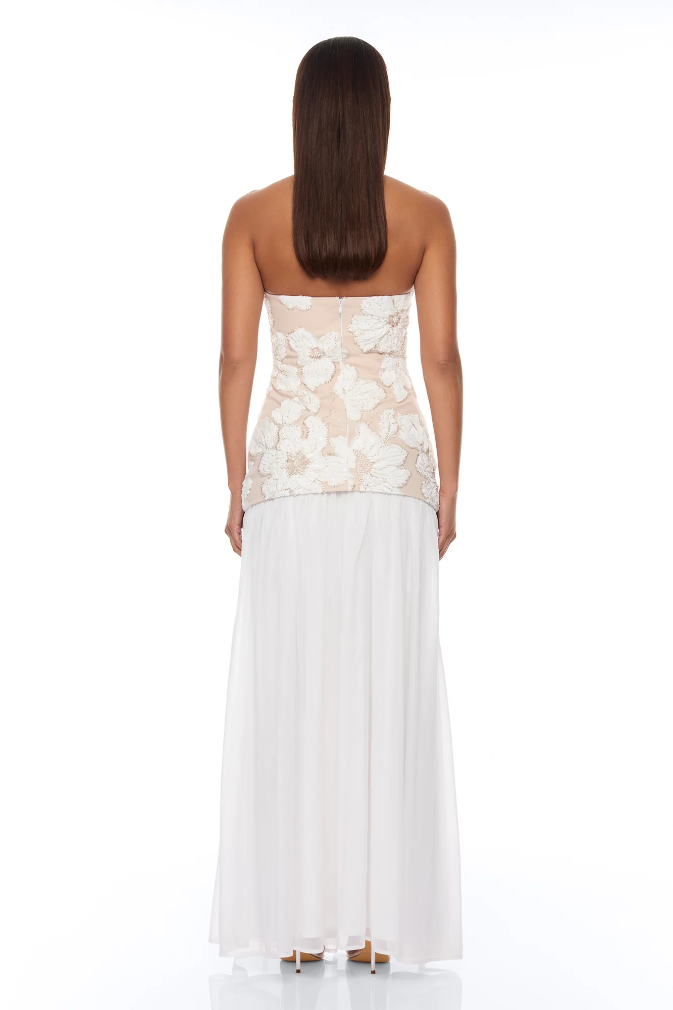Love Letters Embroidered Maxi Dress - White - Image 4