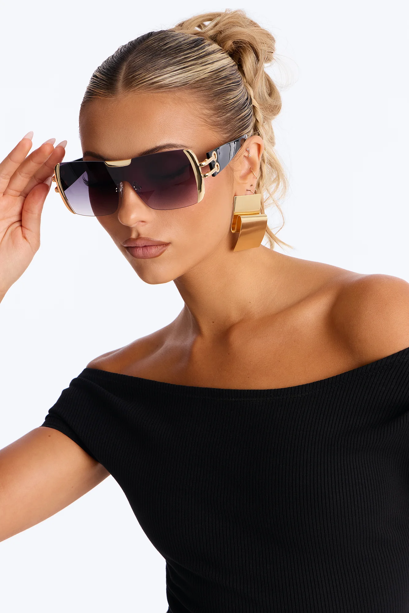 Love Locked Sunglasses - Black/combo
