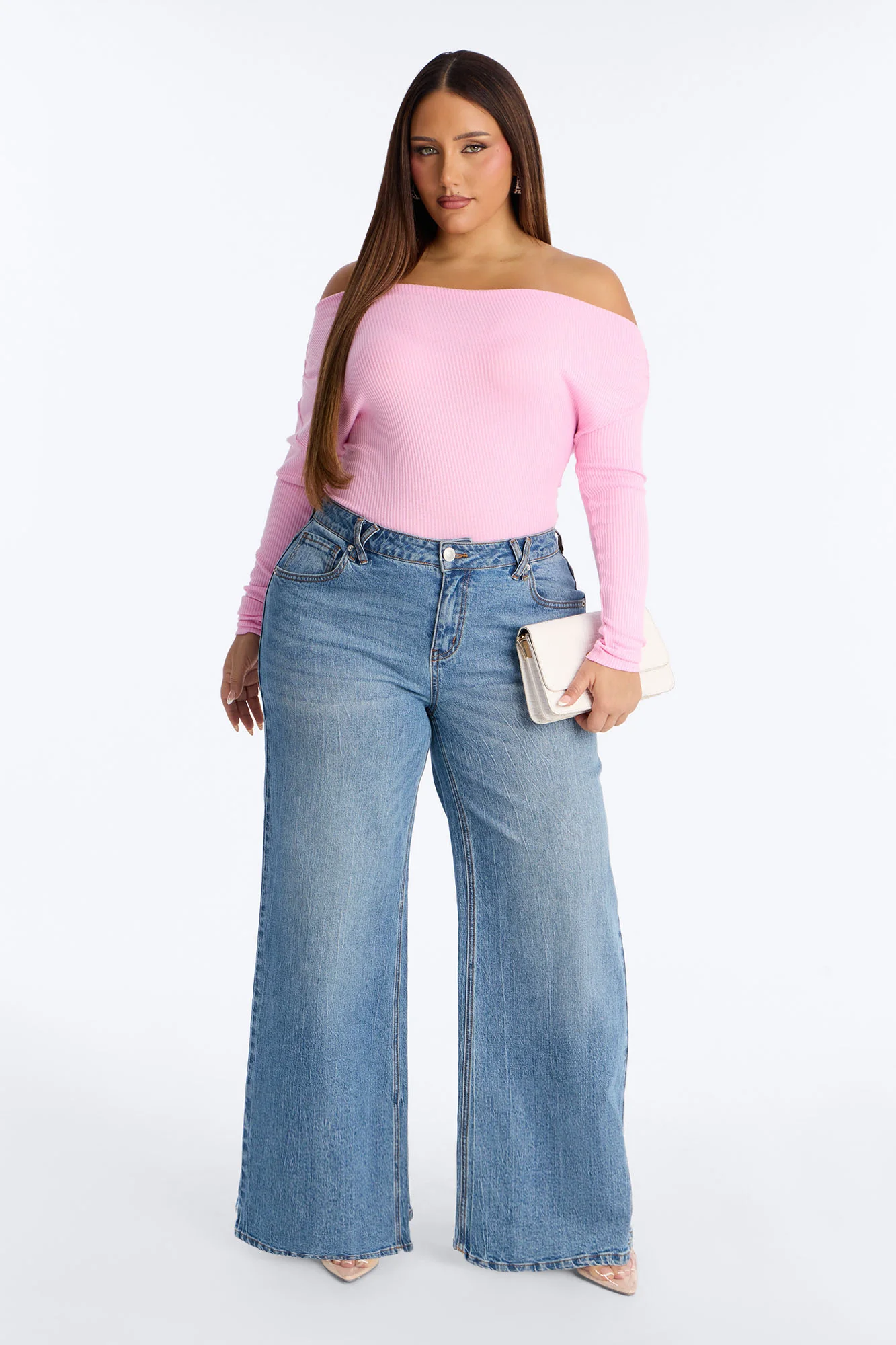Lover Girl Sweater Bodysuit - Pink - Image 6