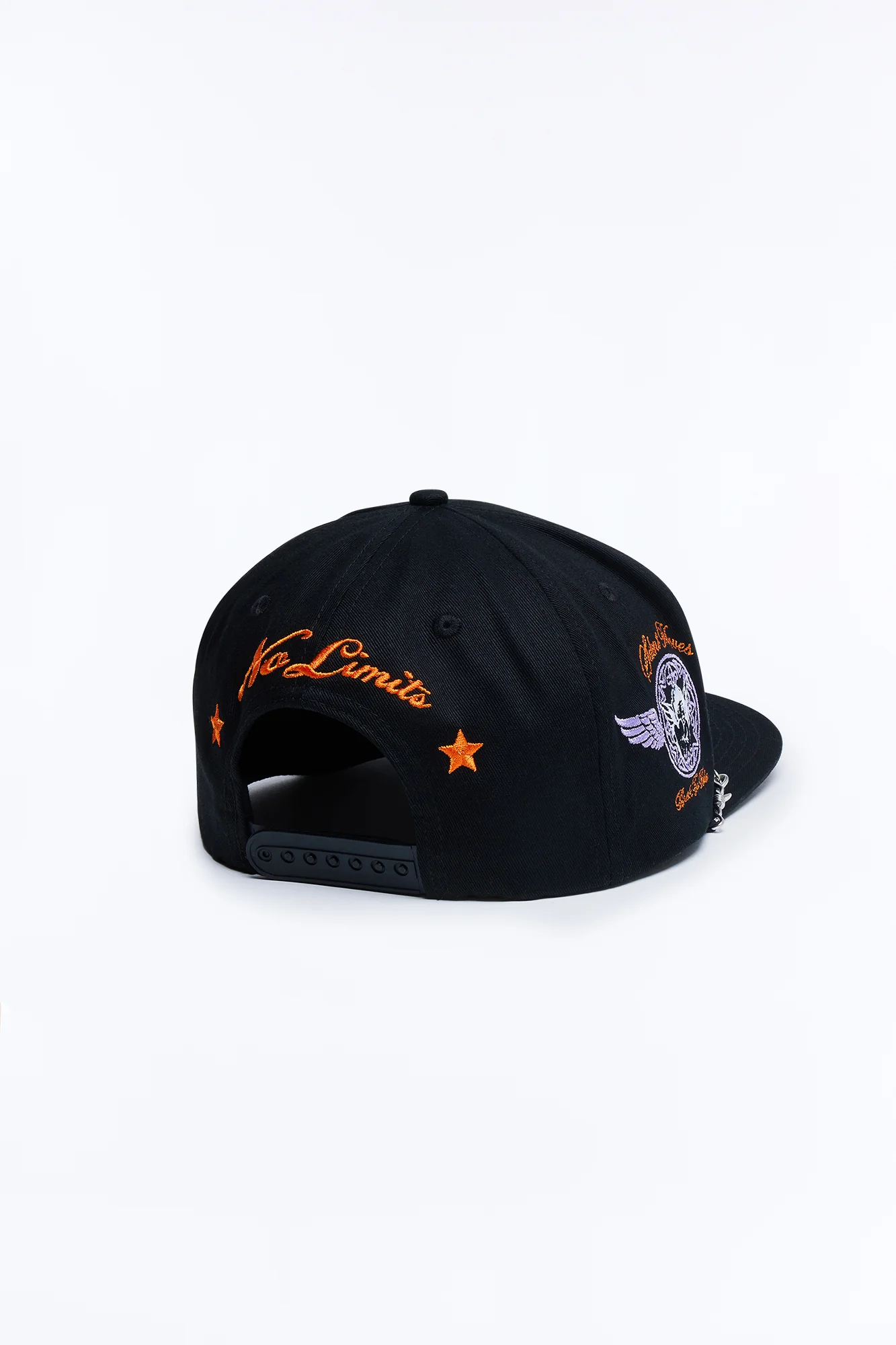 Loyalty Graphic Embroidered Snapback Hat - Black - Image 6