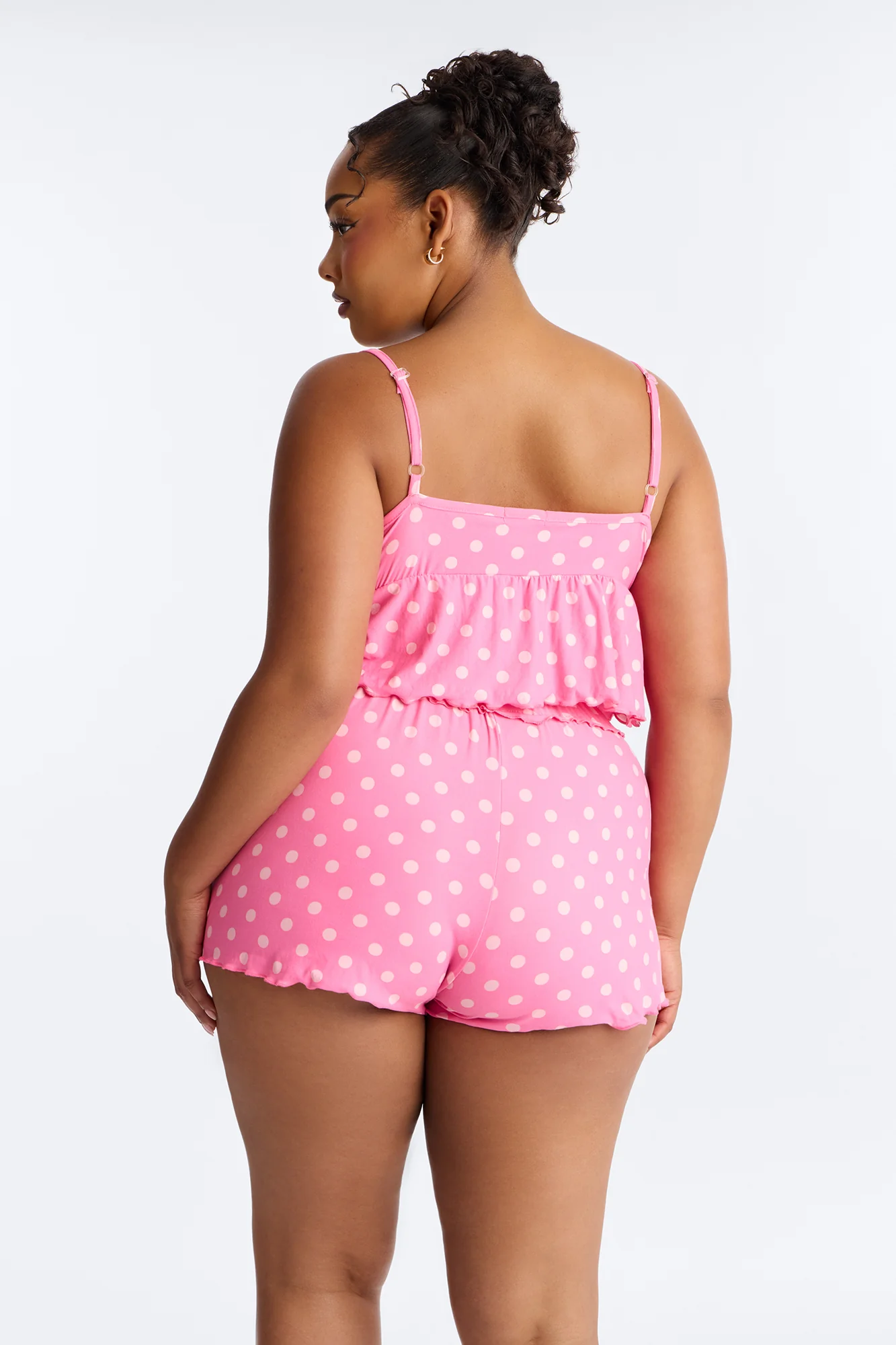 Lucky Night PJ Short Set - Hot Pink - Image 7