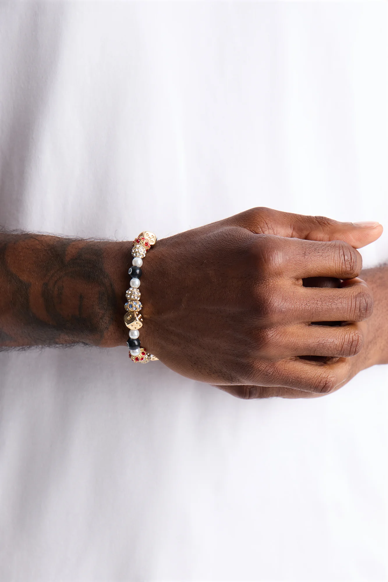 Lucky Shot Bead Bracelet - Gold - Image 2