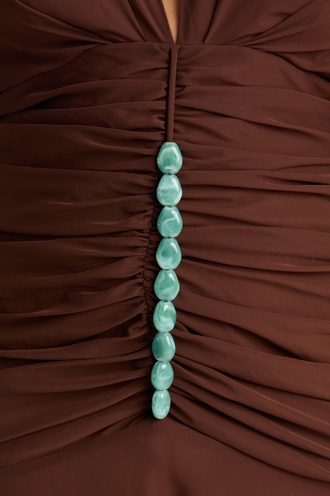 Lumi Rae Chiffon Maxi Dress - Brown - Image 7
