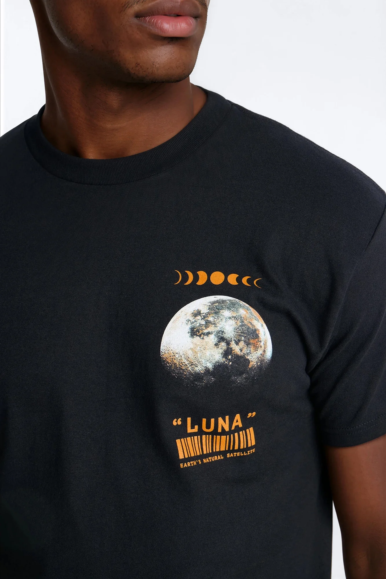 Luna Short Sleeve Tee - Black - Image 3