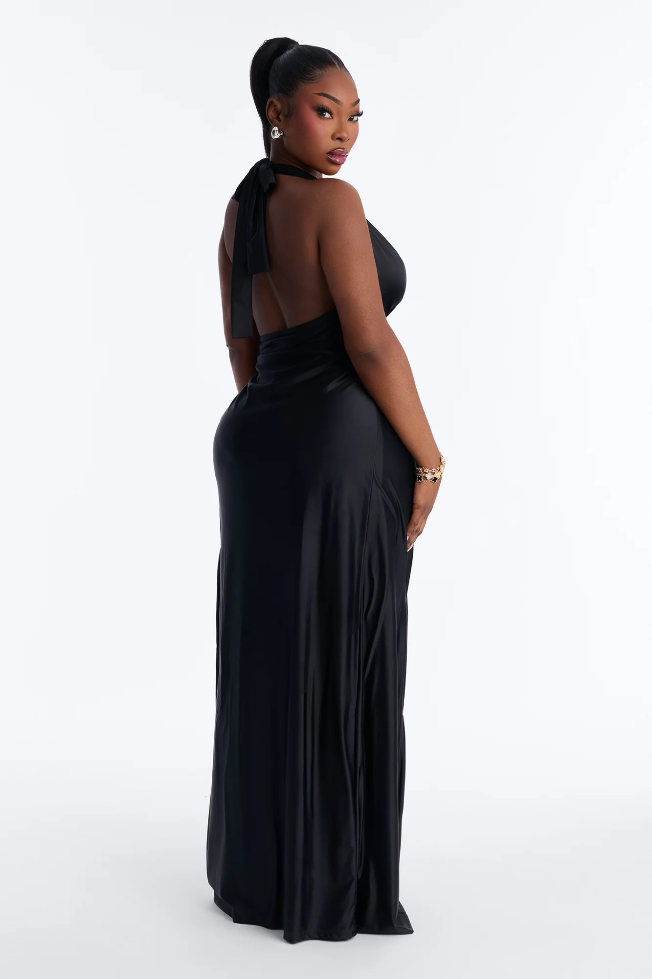 Luster Maxi Dress - Black - Image 9