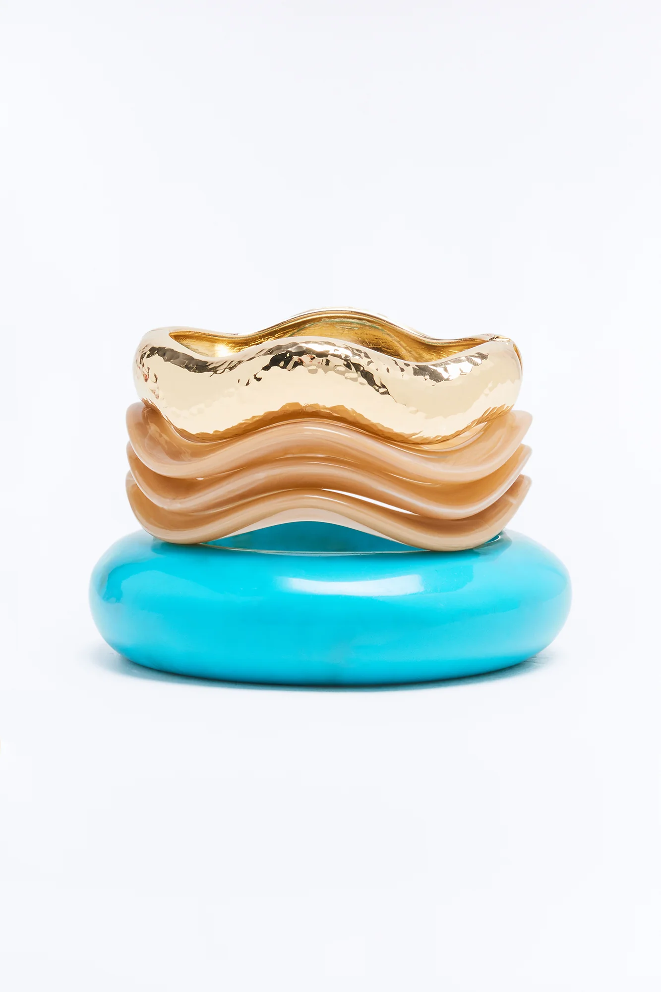 Mahalo Moments 5 Piece Bracelet Set - Turquoise/combo