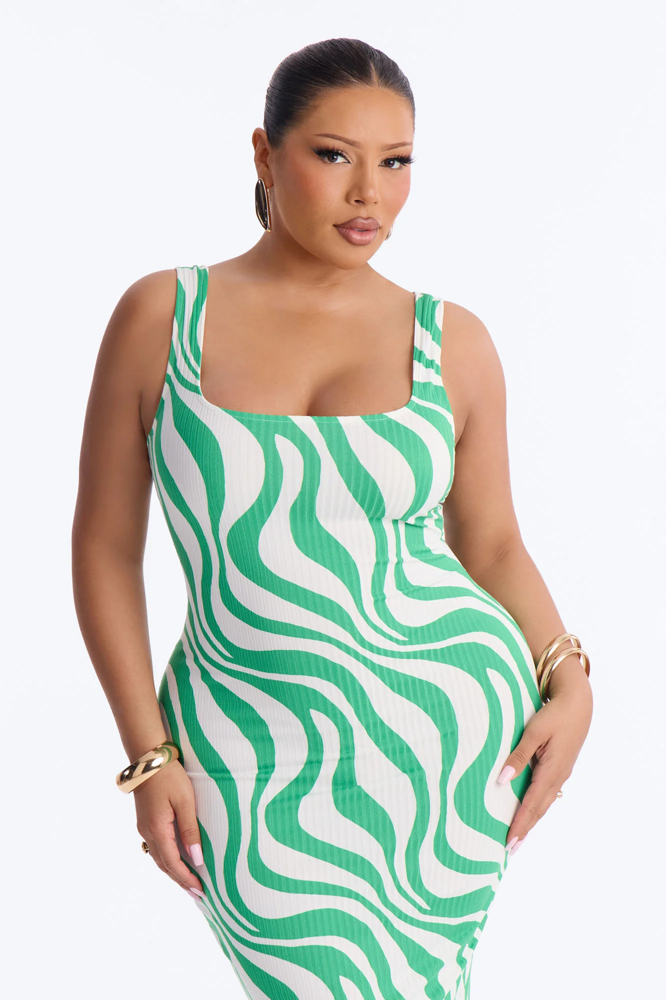 Maisie Maxi Dress - Kelly Green - Image 6