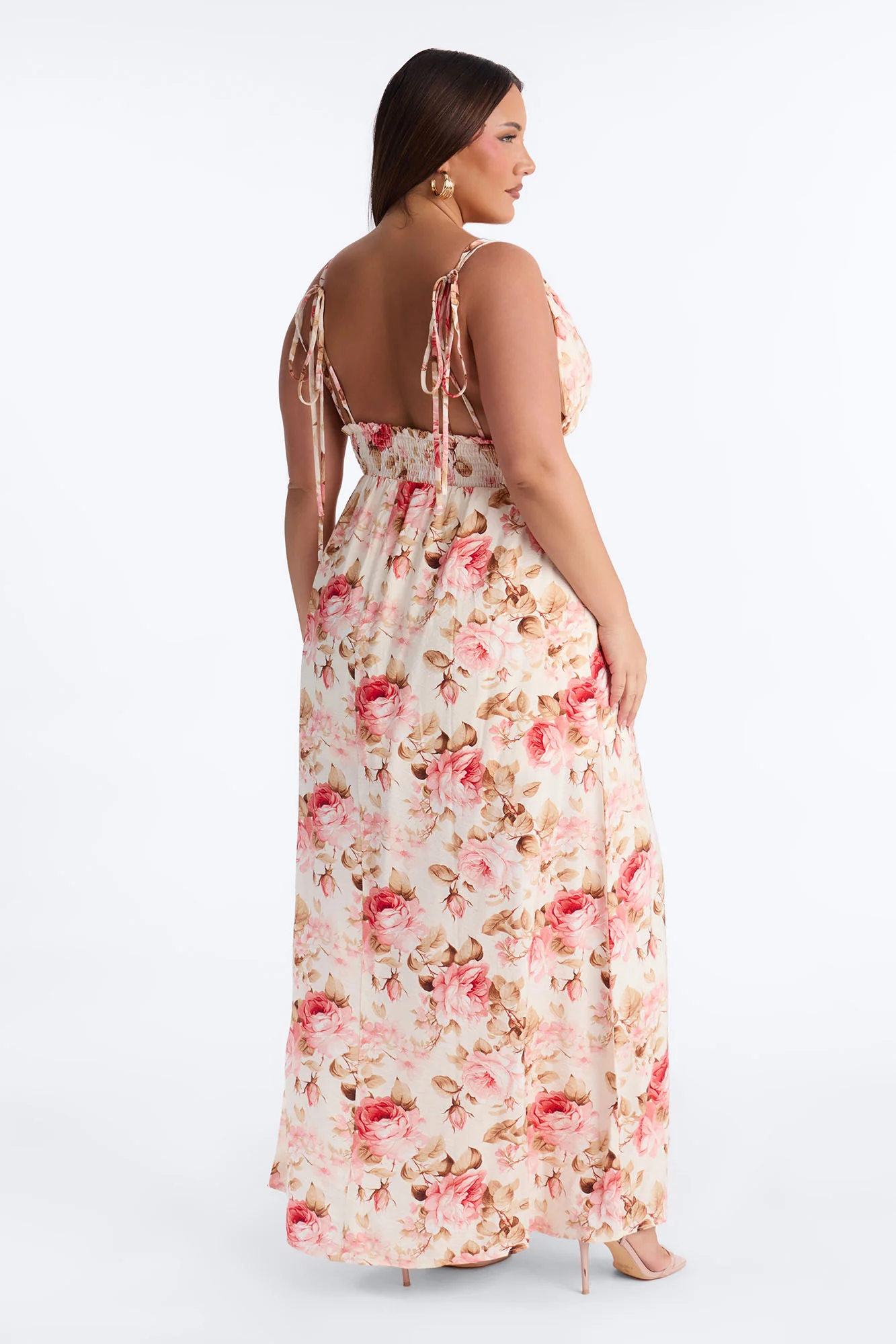 Maisie Smocked Maxi Dress - Pink/combo - Image 8