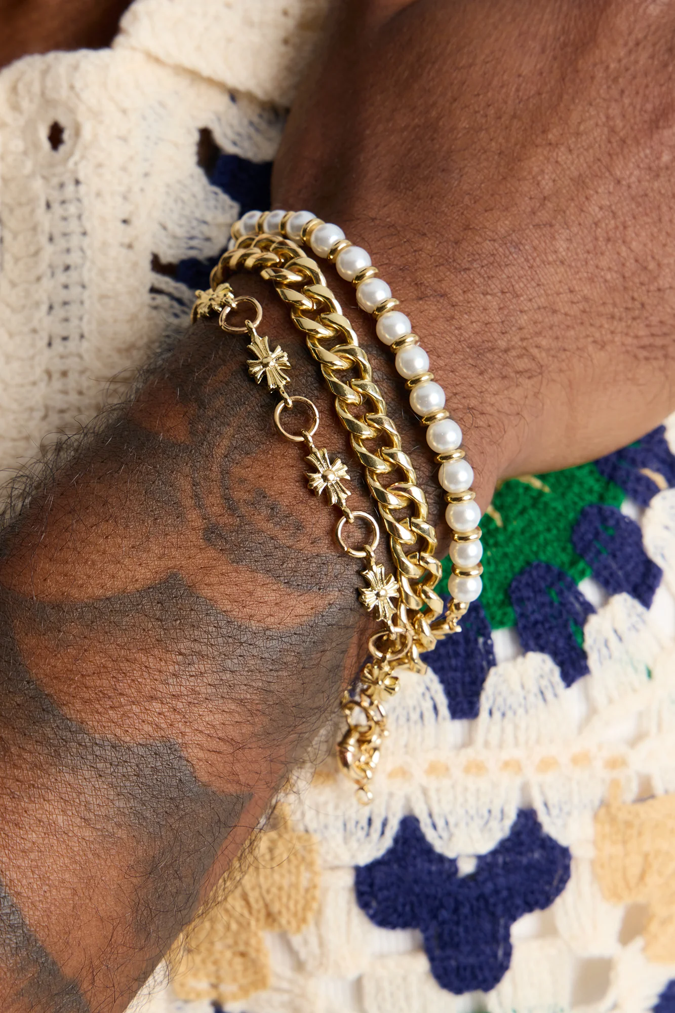 Majestic Aura Bracelet Set - Gold