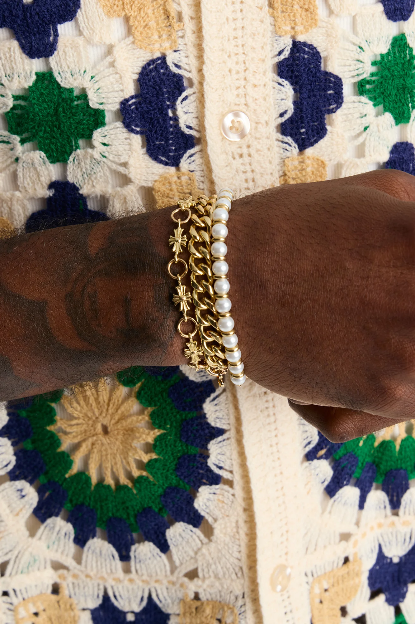 Majestic Aura Bracelet Set - Gold - Image 2